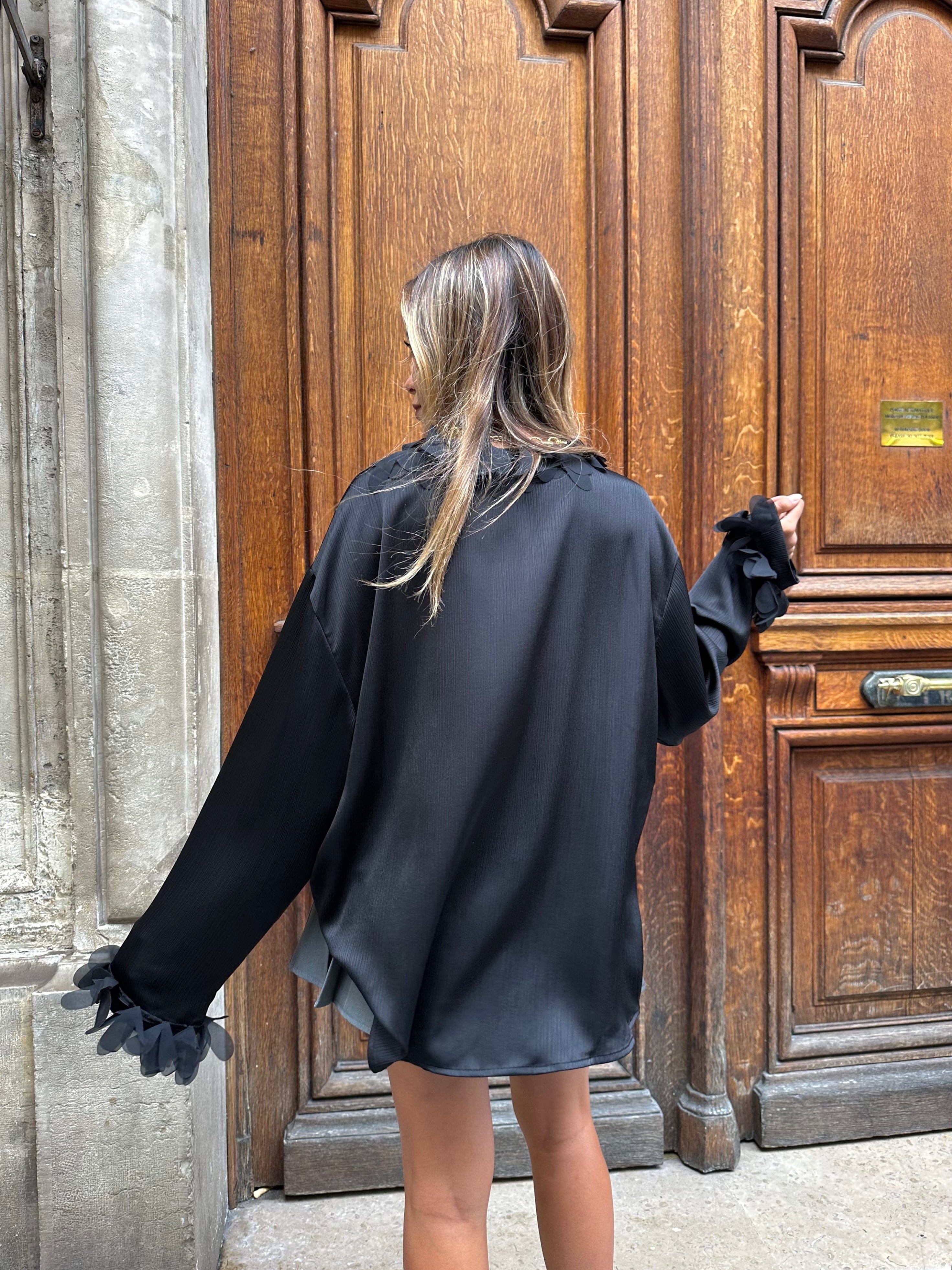 Maurice paris Chemise Blouse CASSY noire