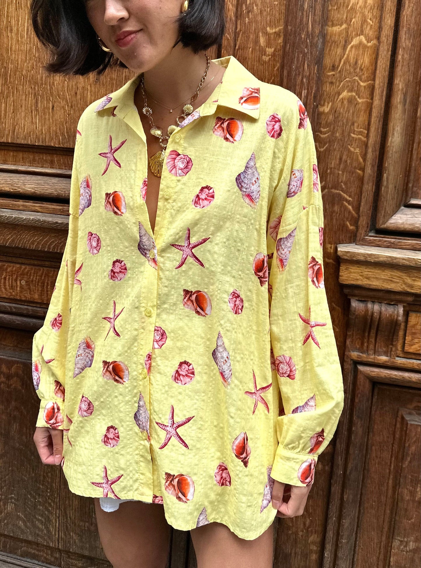 Maurice paris Chemise Chemise PARADIS jaune