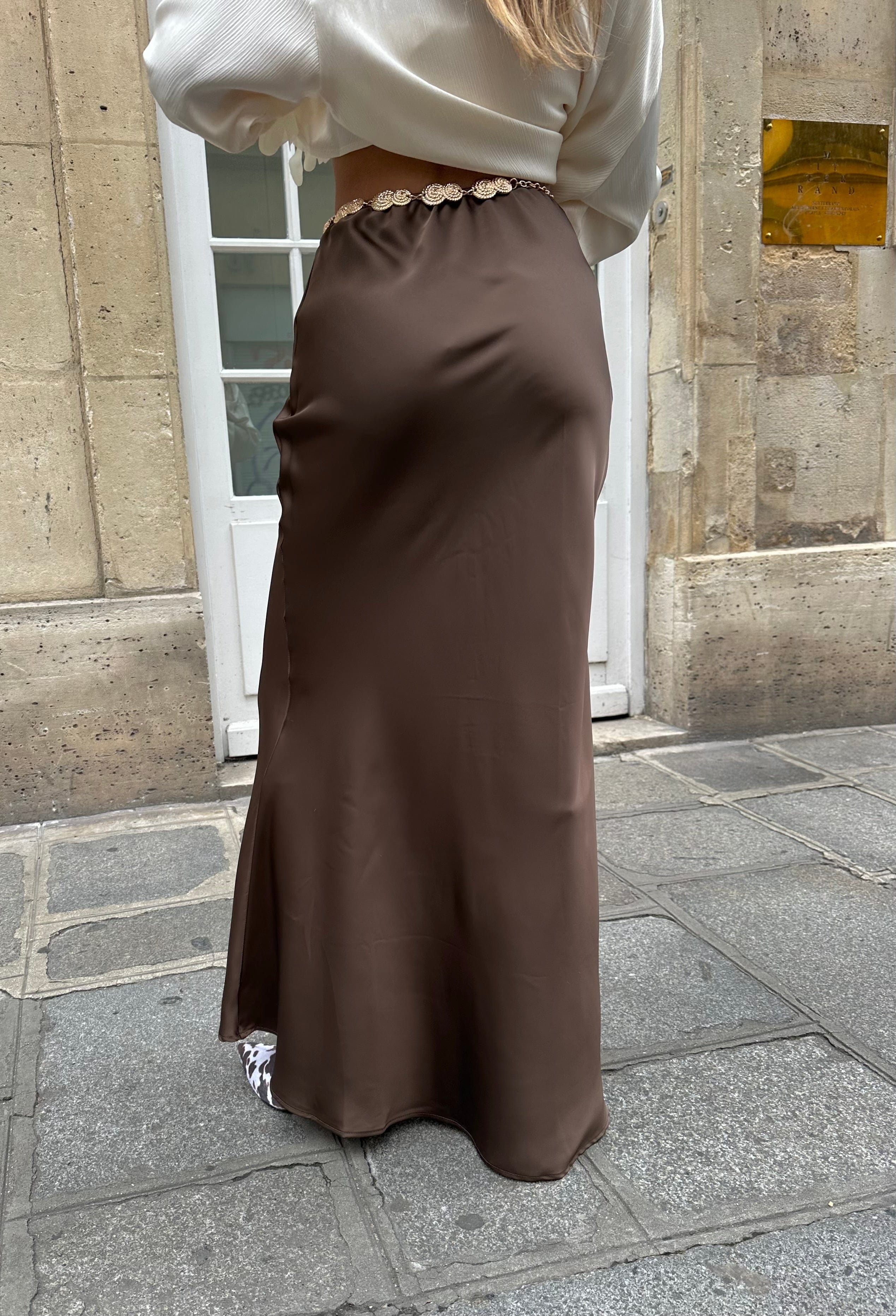 Maurice paris Jupe Jupe MOCHA marron