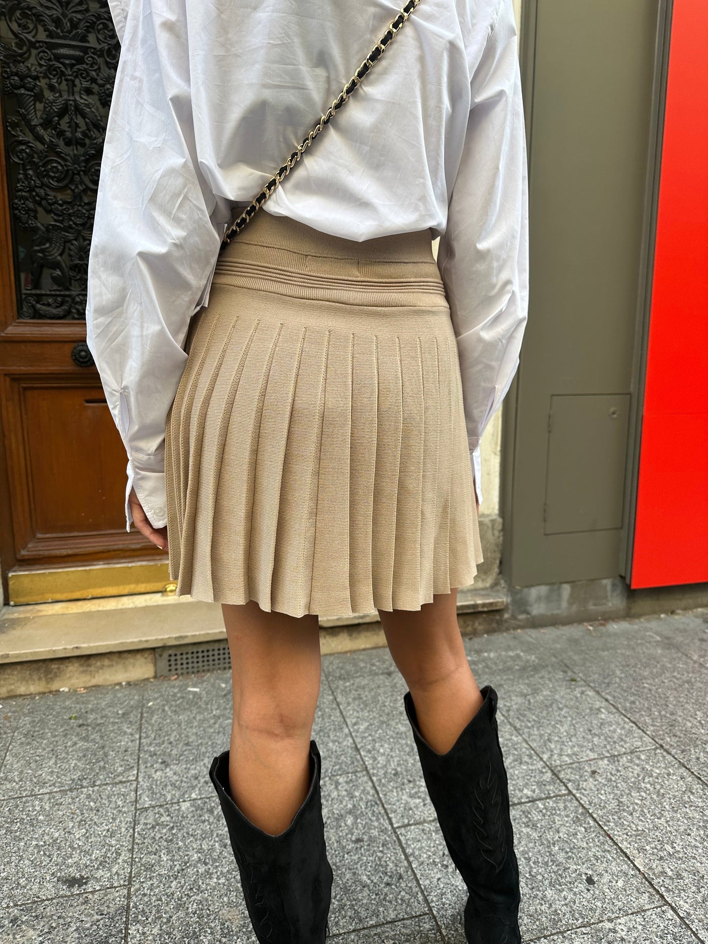 Beige PANAM skirt