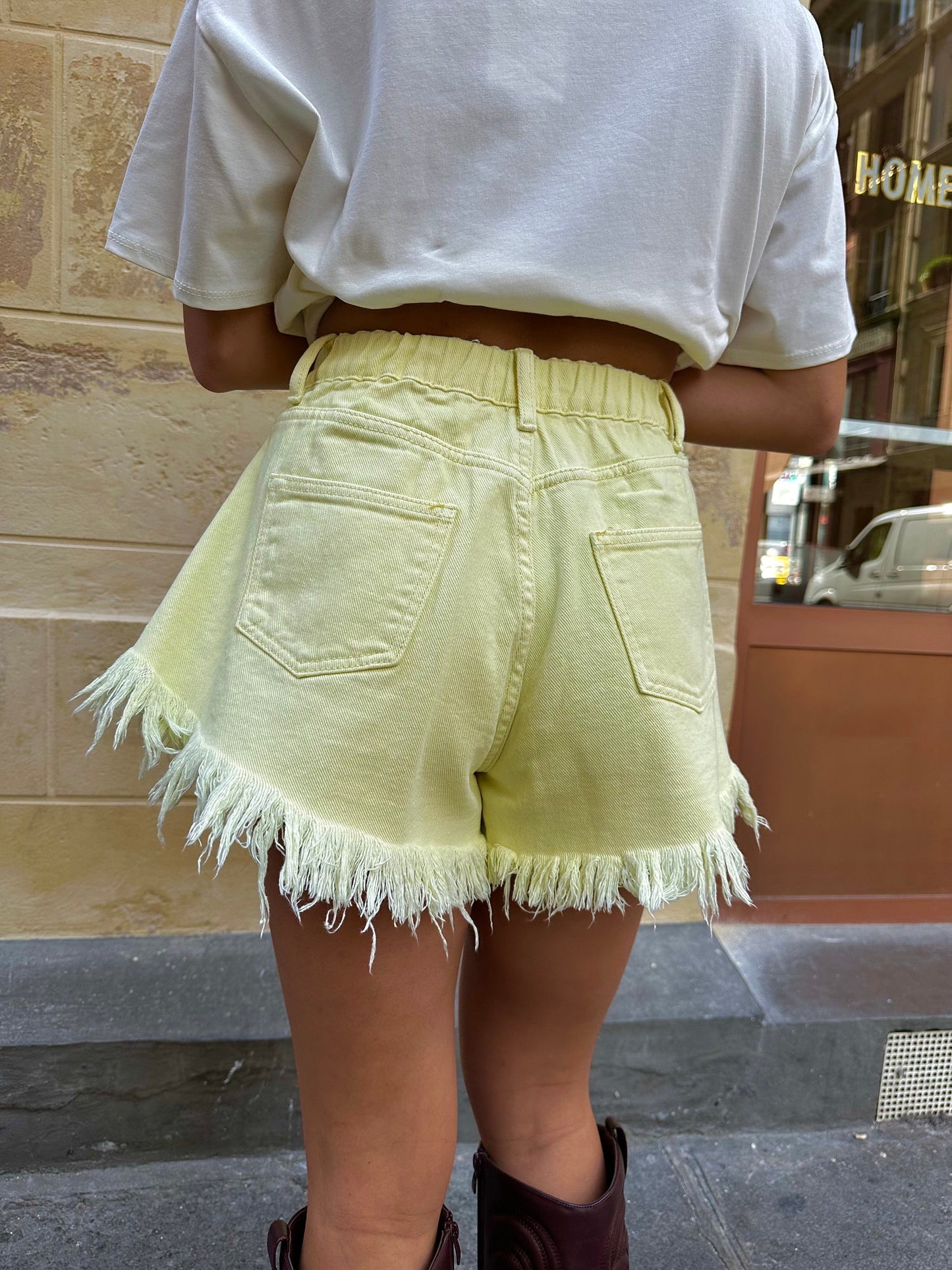 Maurice paris Short Short IRIS jaune