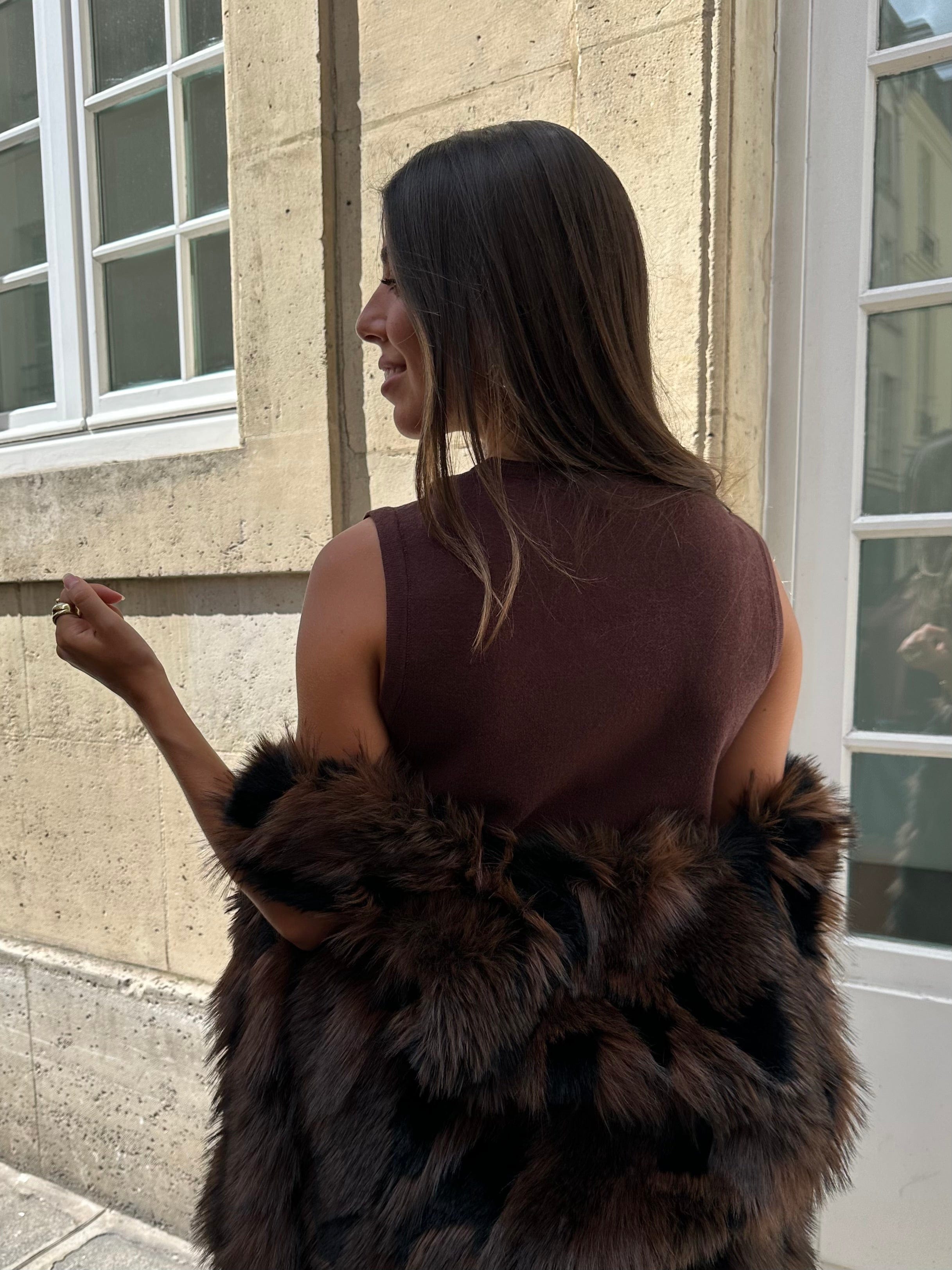 Maurice paris Top Top AURORA marron