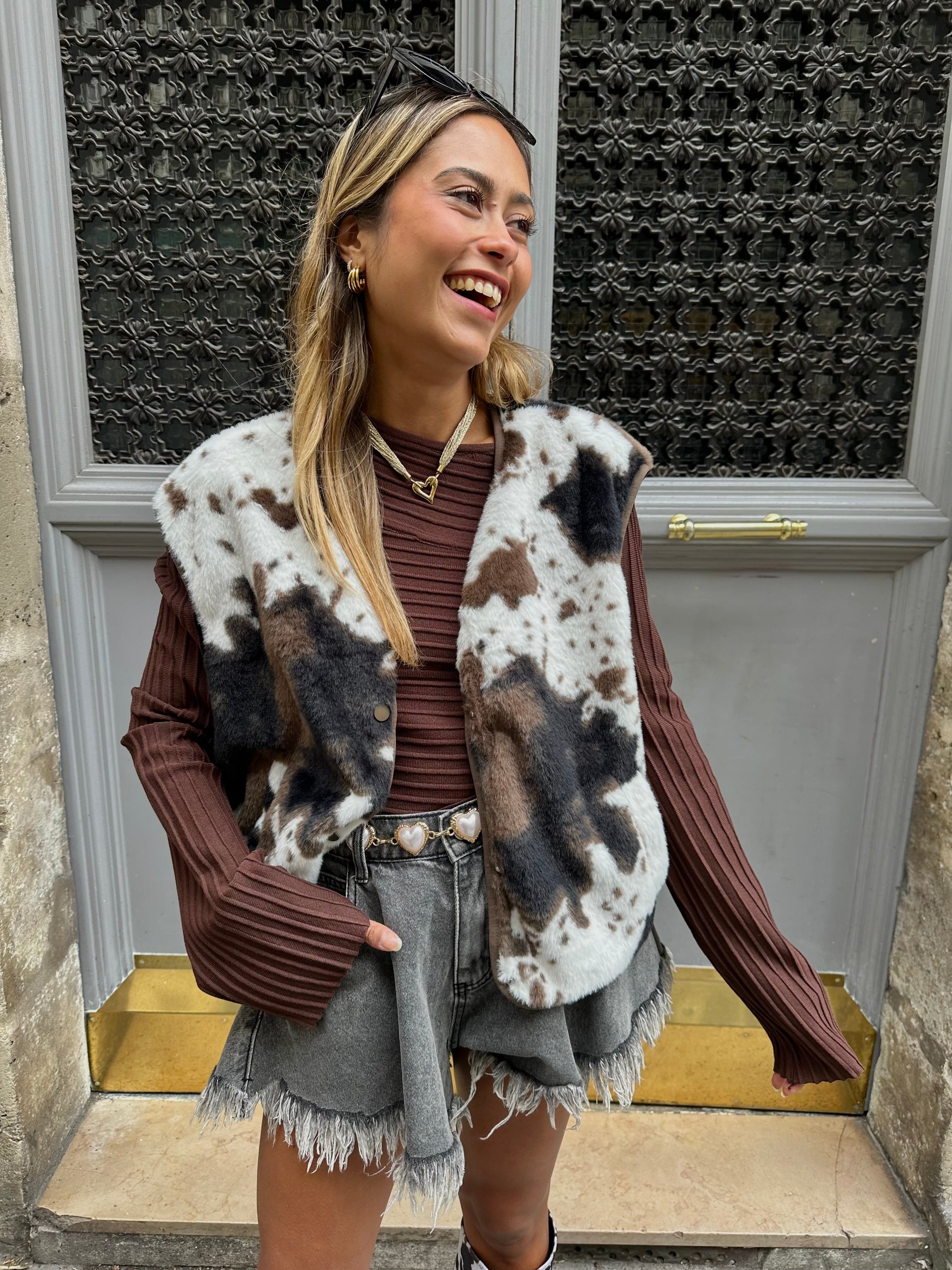 Maurice paris Veste Cardigan COWBELL