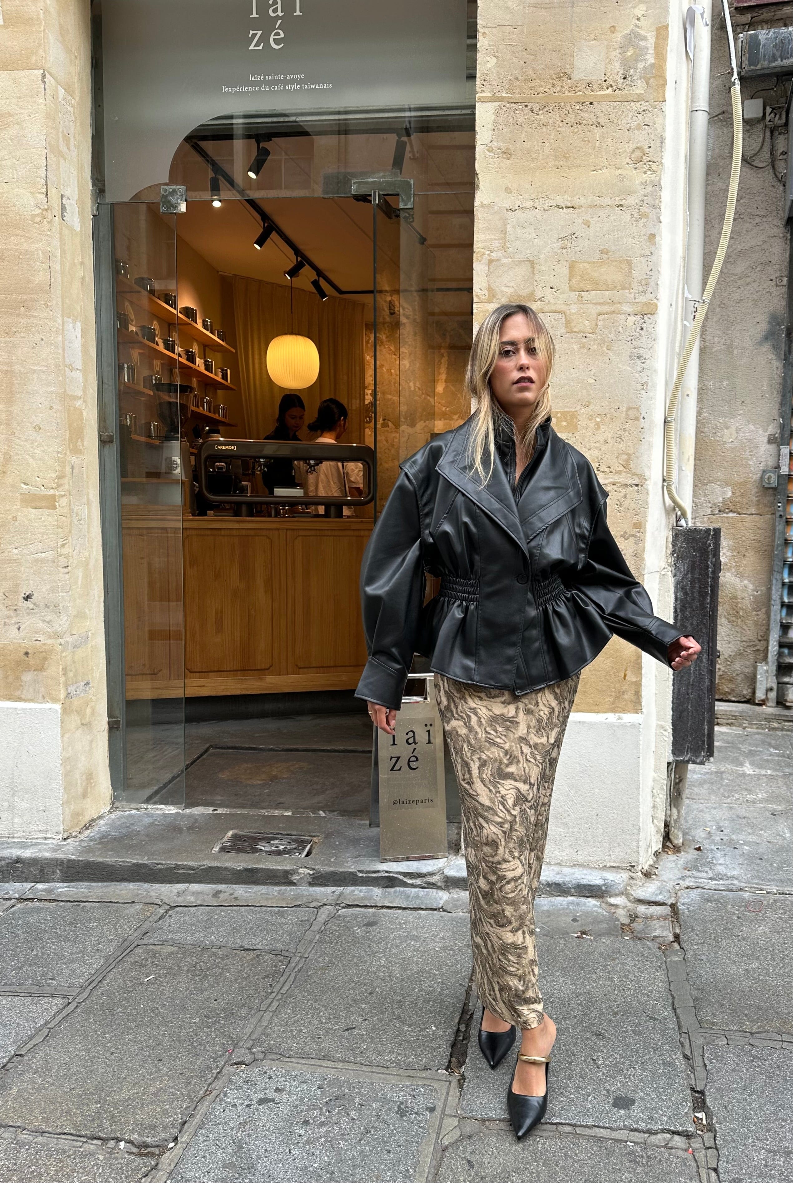 Maurice paris Veste DARKHEART noire