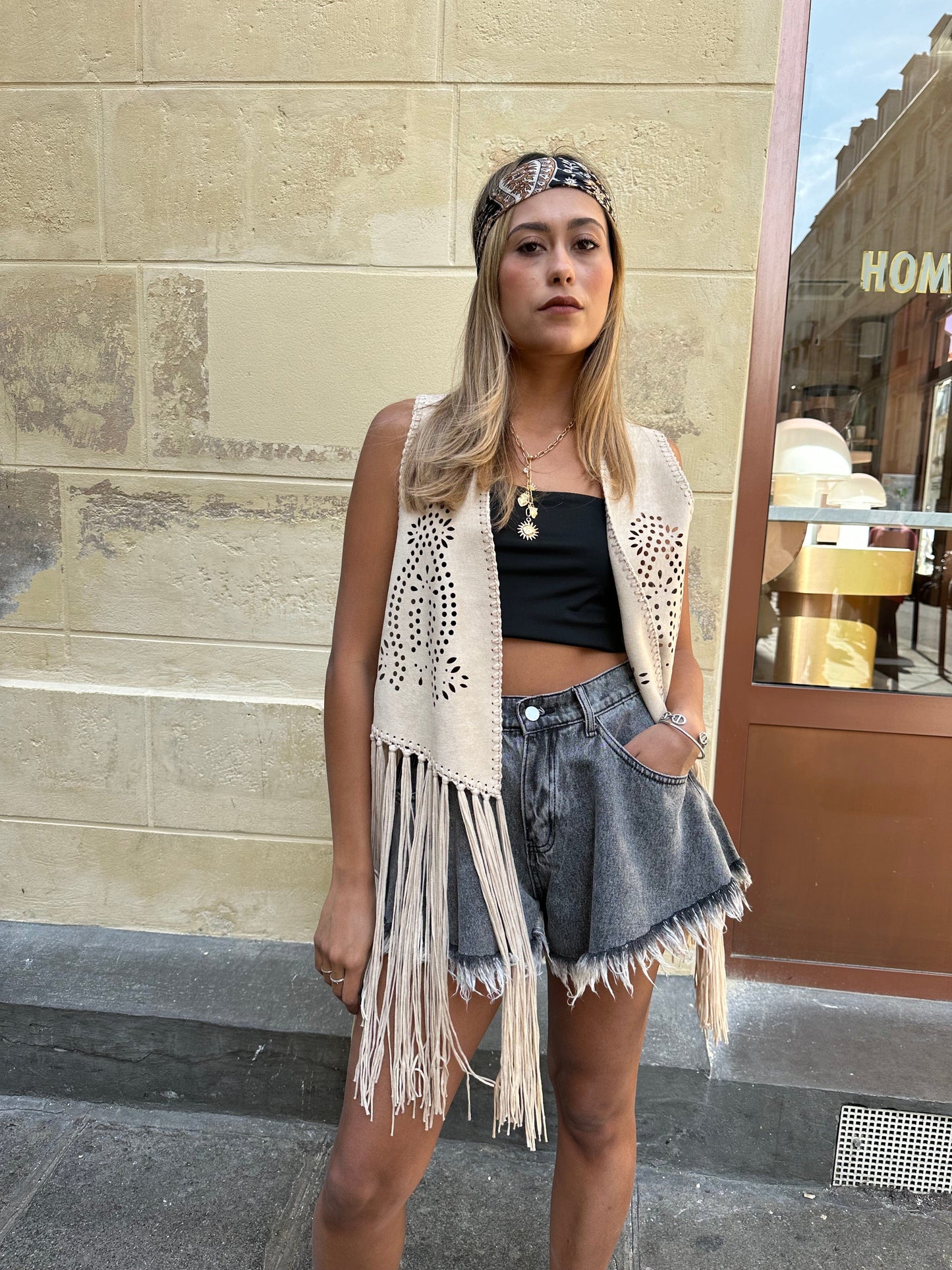 Maurice paris Veste Gilet INDIA