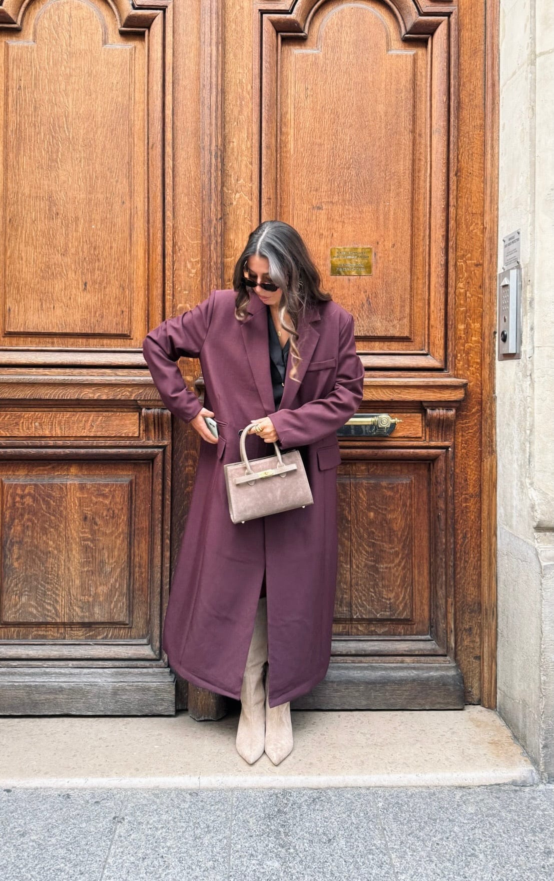 Maurice paris Veste Trench MERYL bordeaux
