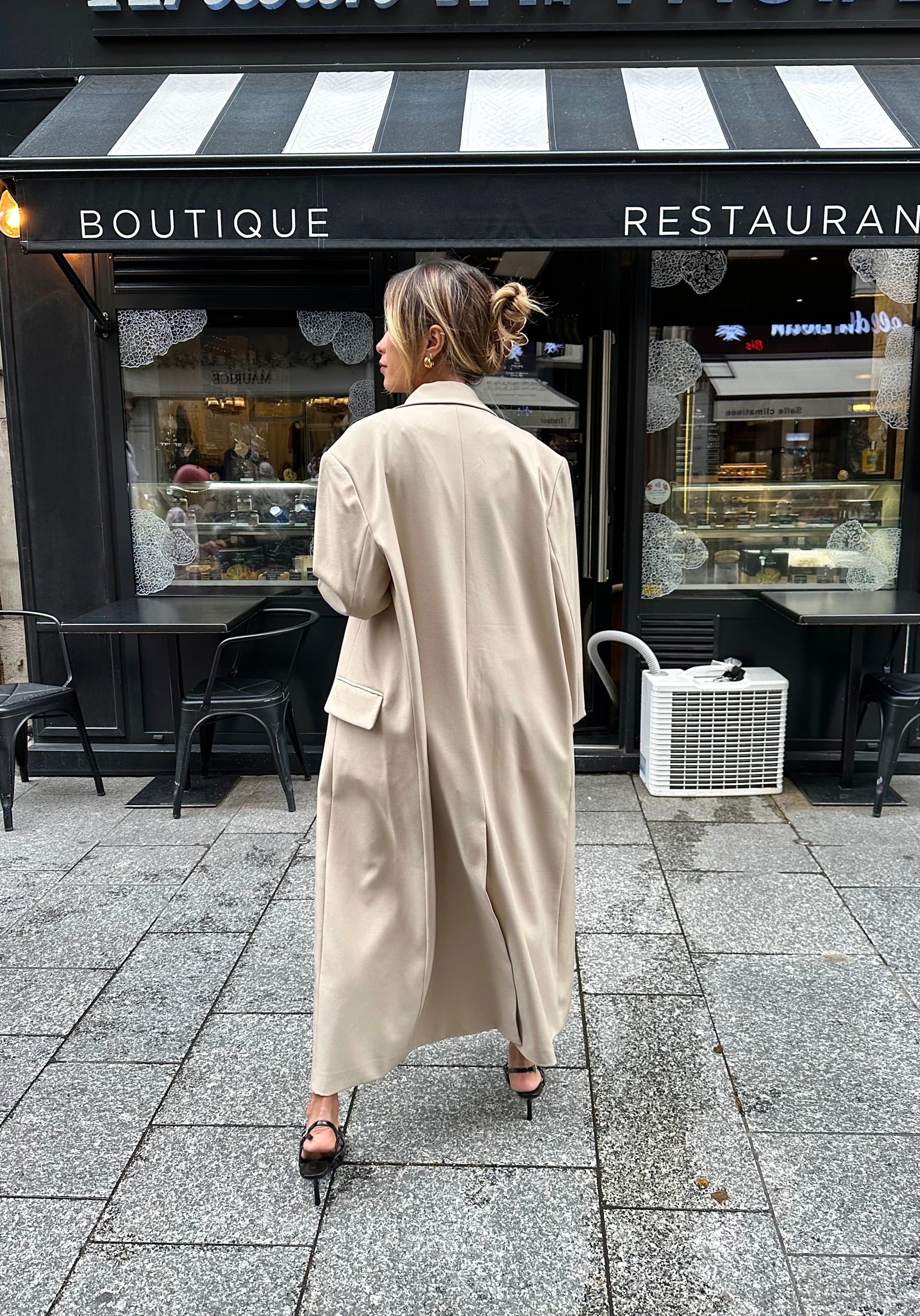 Maurice paris Veste Trench THAÏS beige