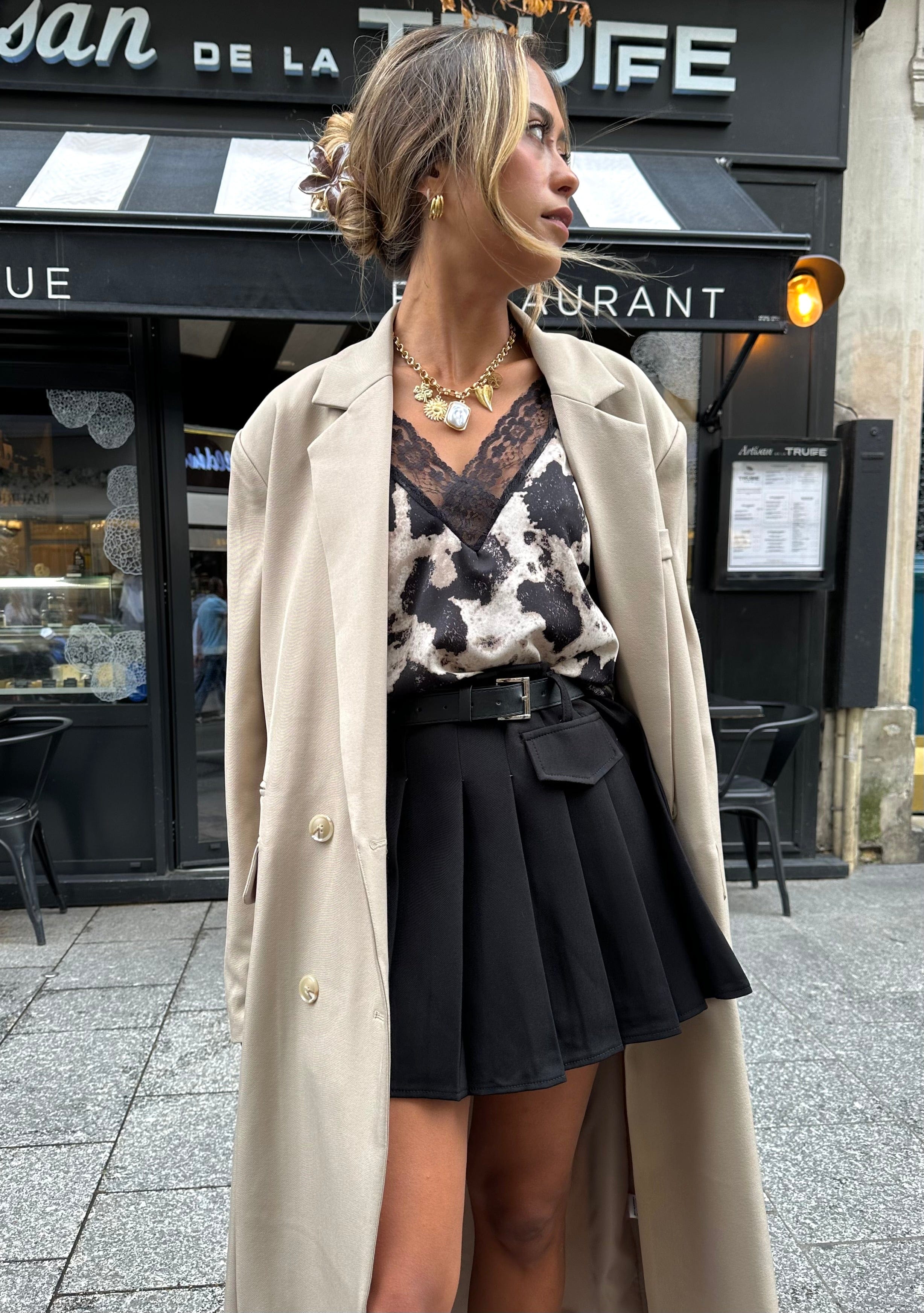 Maurice paris Veste Trench THAÏS beige