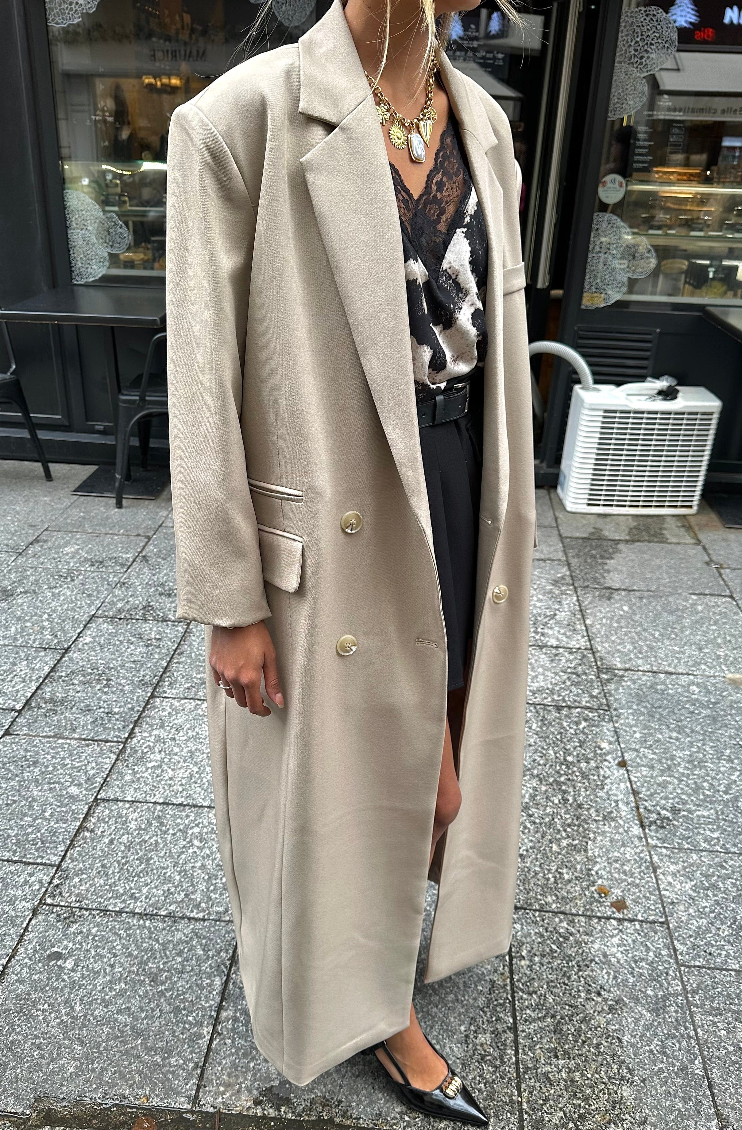 Maurice paris Veste Trench THAÏS beige