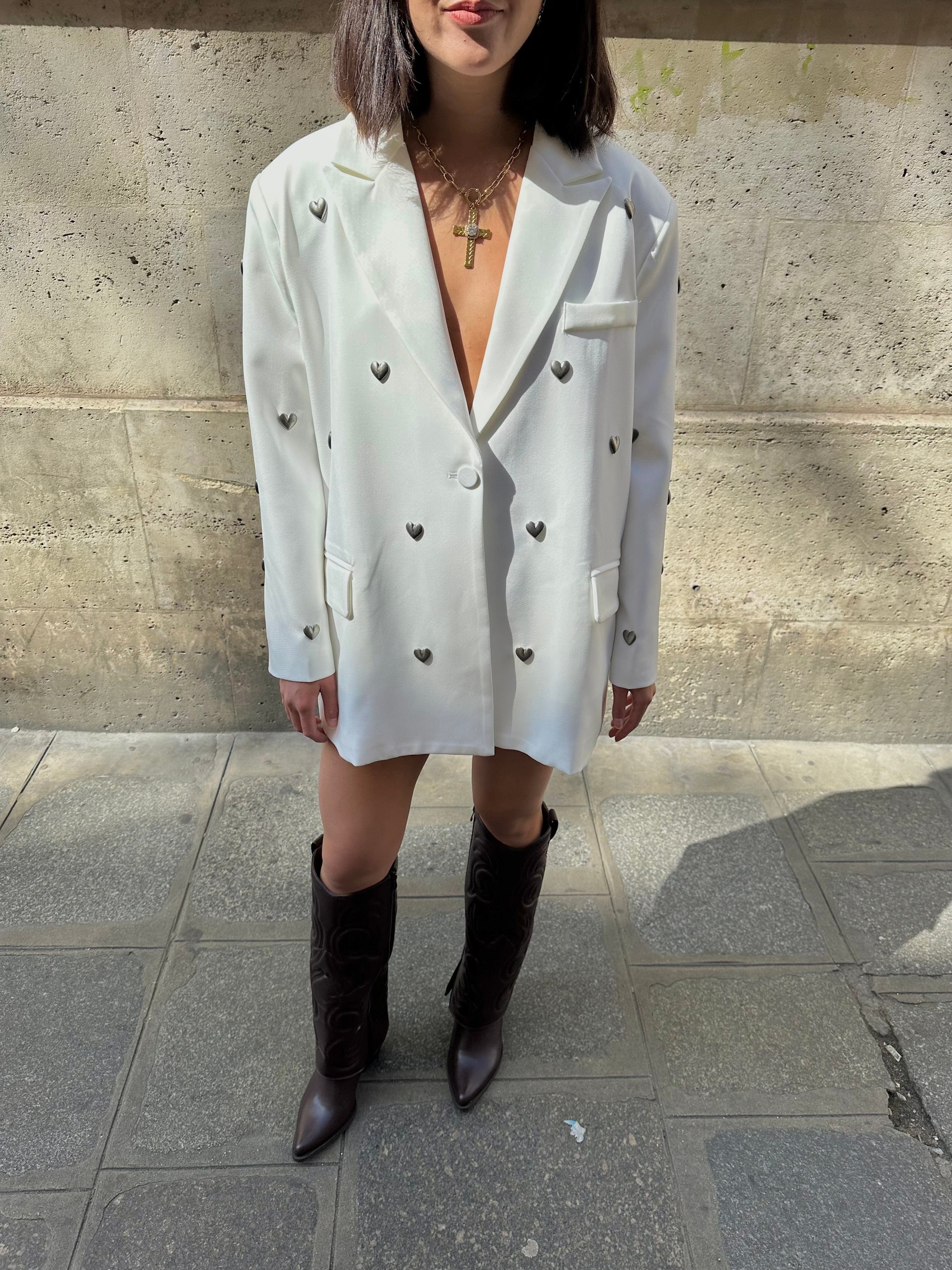 Maurice paris Veste TU Veste BARY blanche