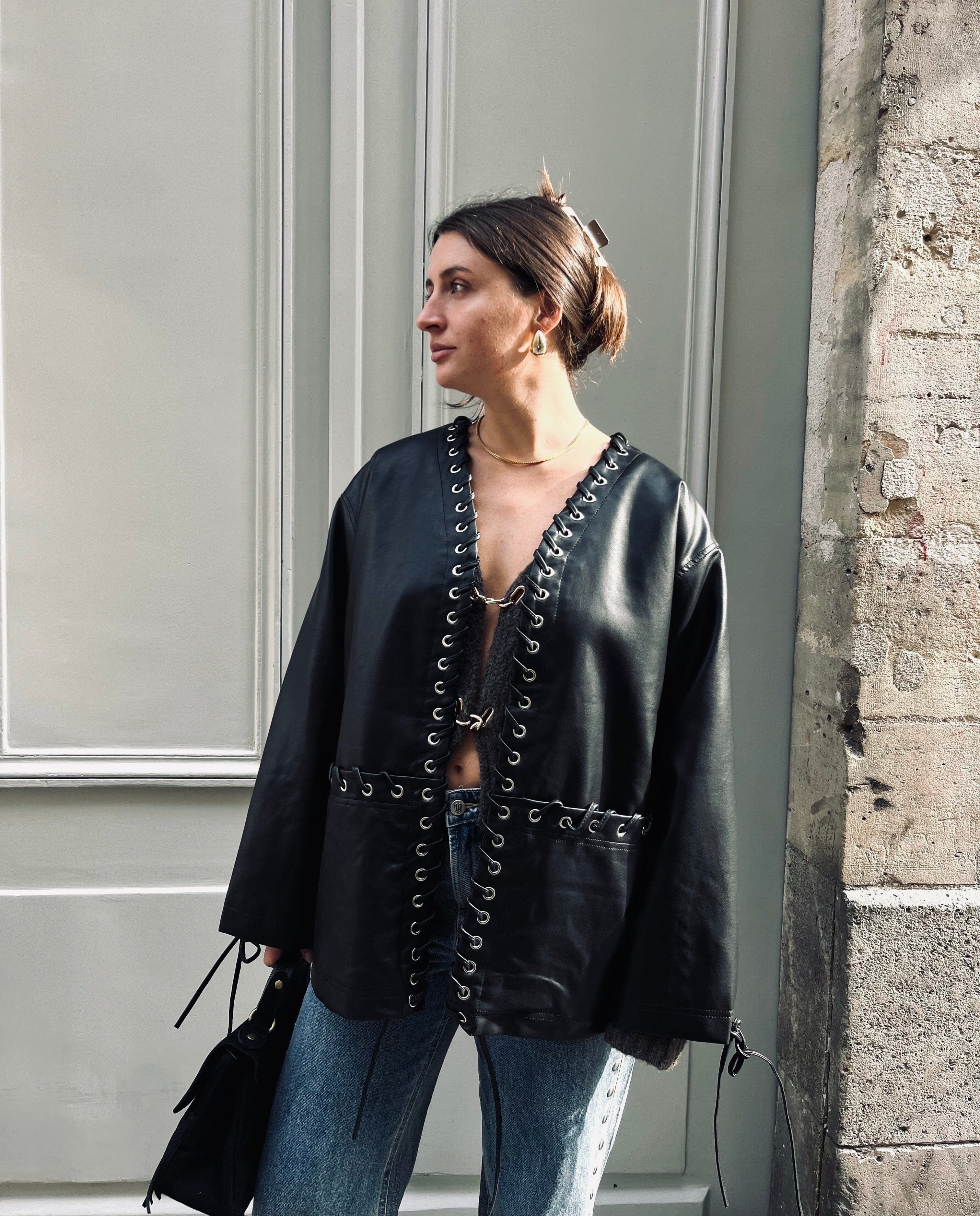 Maurice paris Veste Veste BLACKY noire