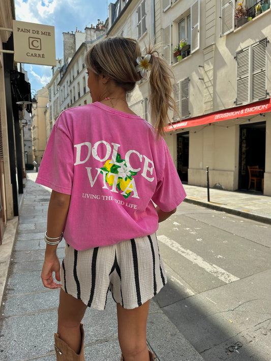 T-shirt DOLCE rose