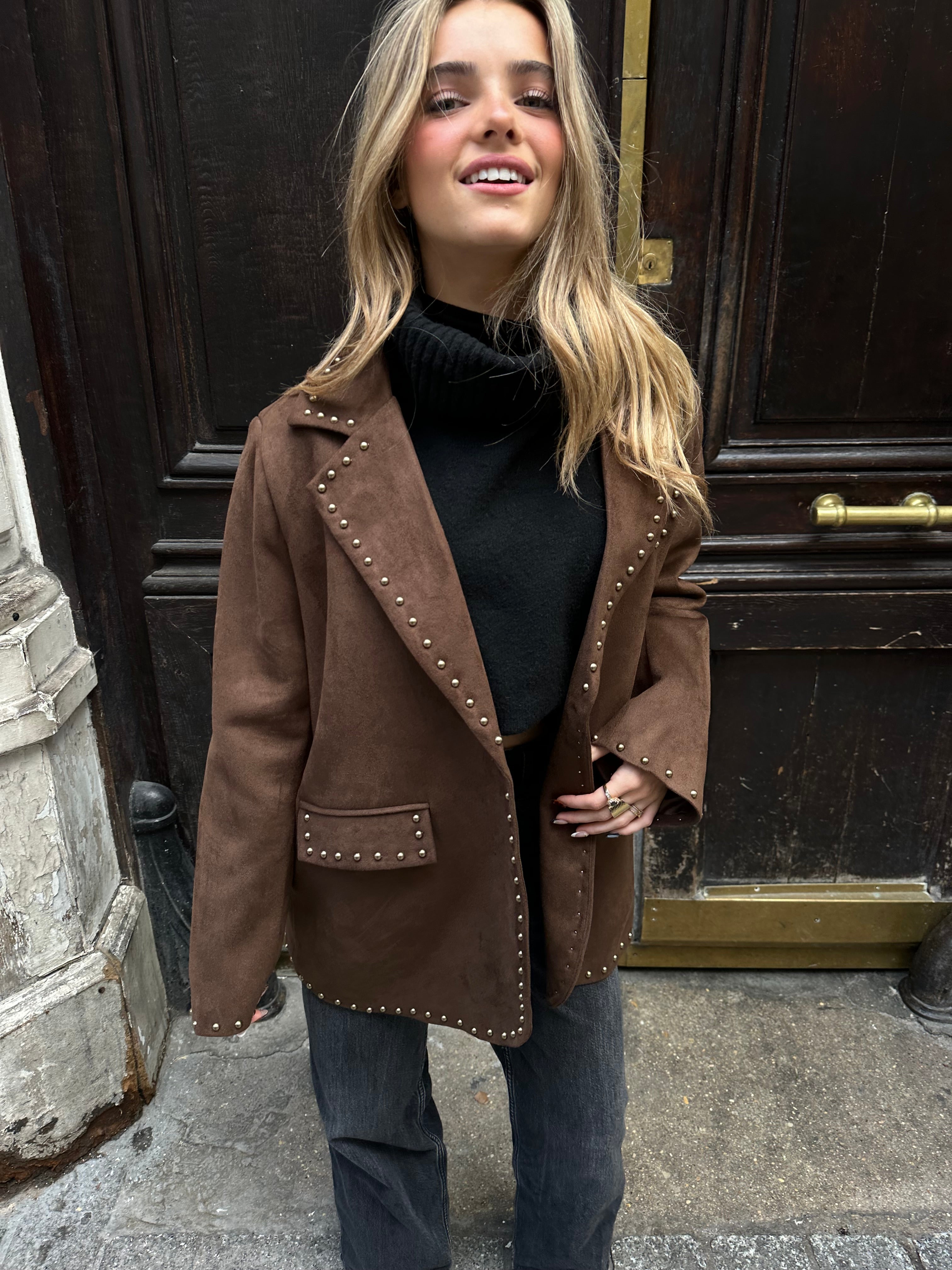 Blazer CLYDE chocolat