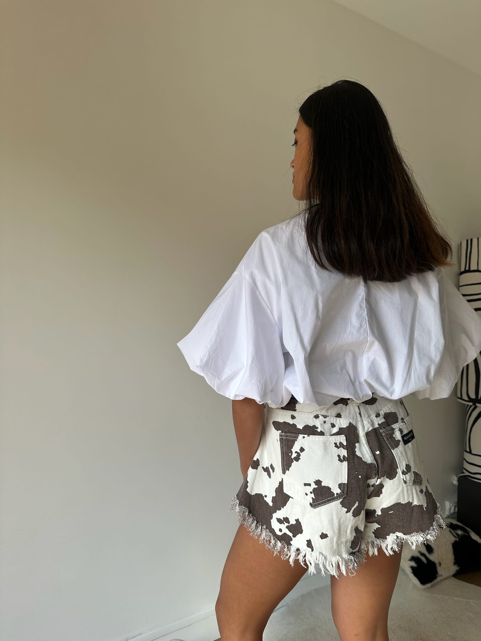 Elly White Top Blouse LOUISE