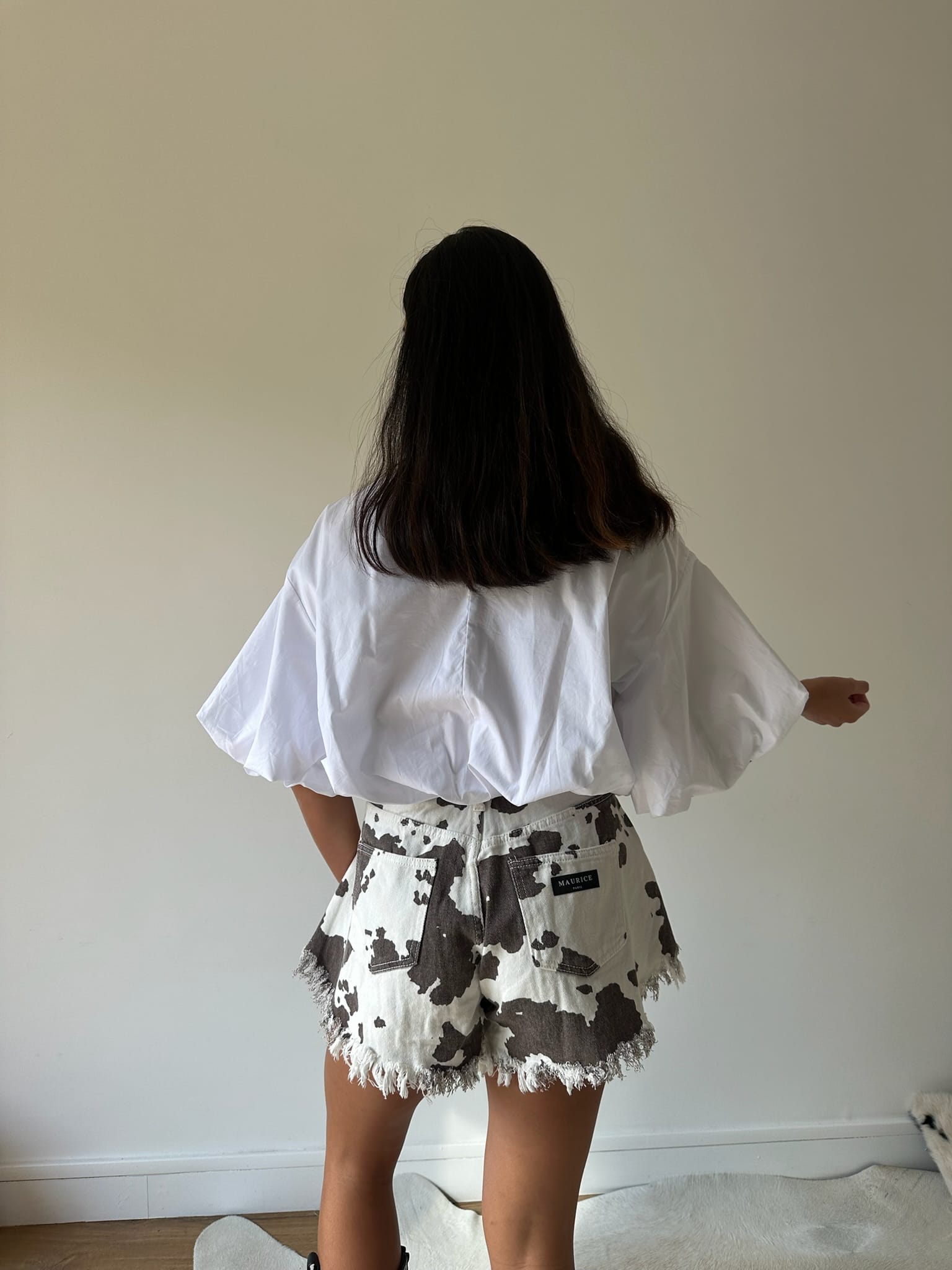 Elly White Top Blouse LOUISE
