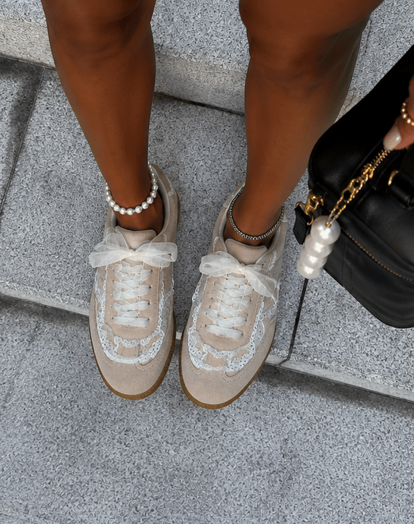 Joia Chaussures Basket RUBAN beige