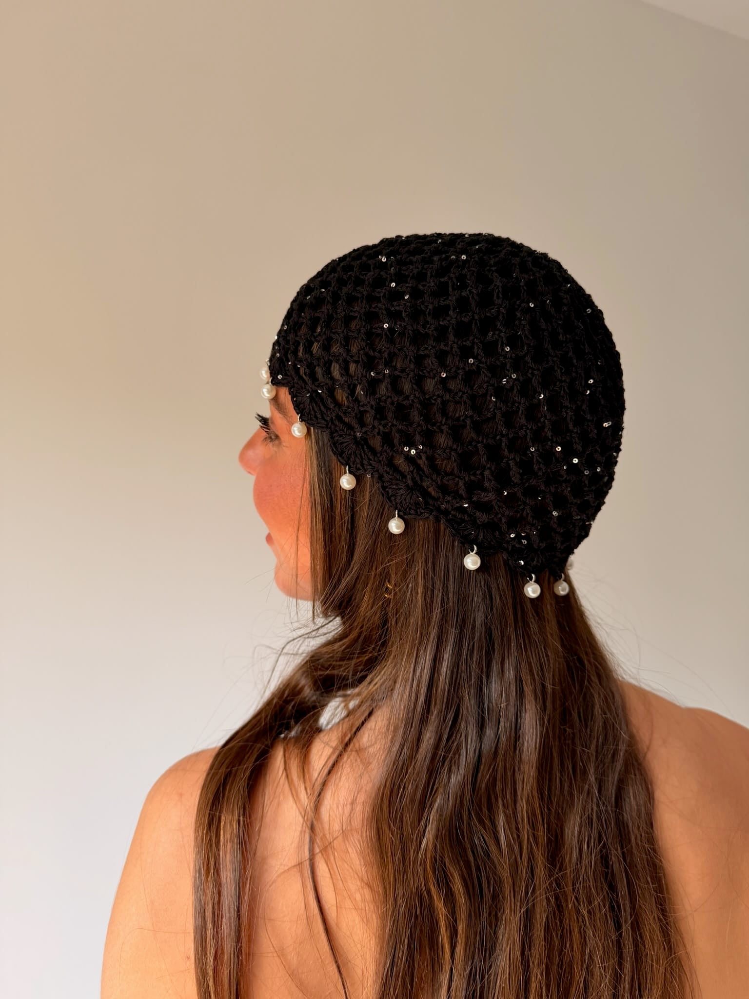 Maurice paris Accessoires Bonnet CROCHET noir