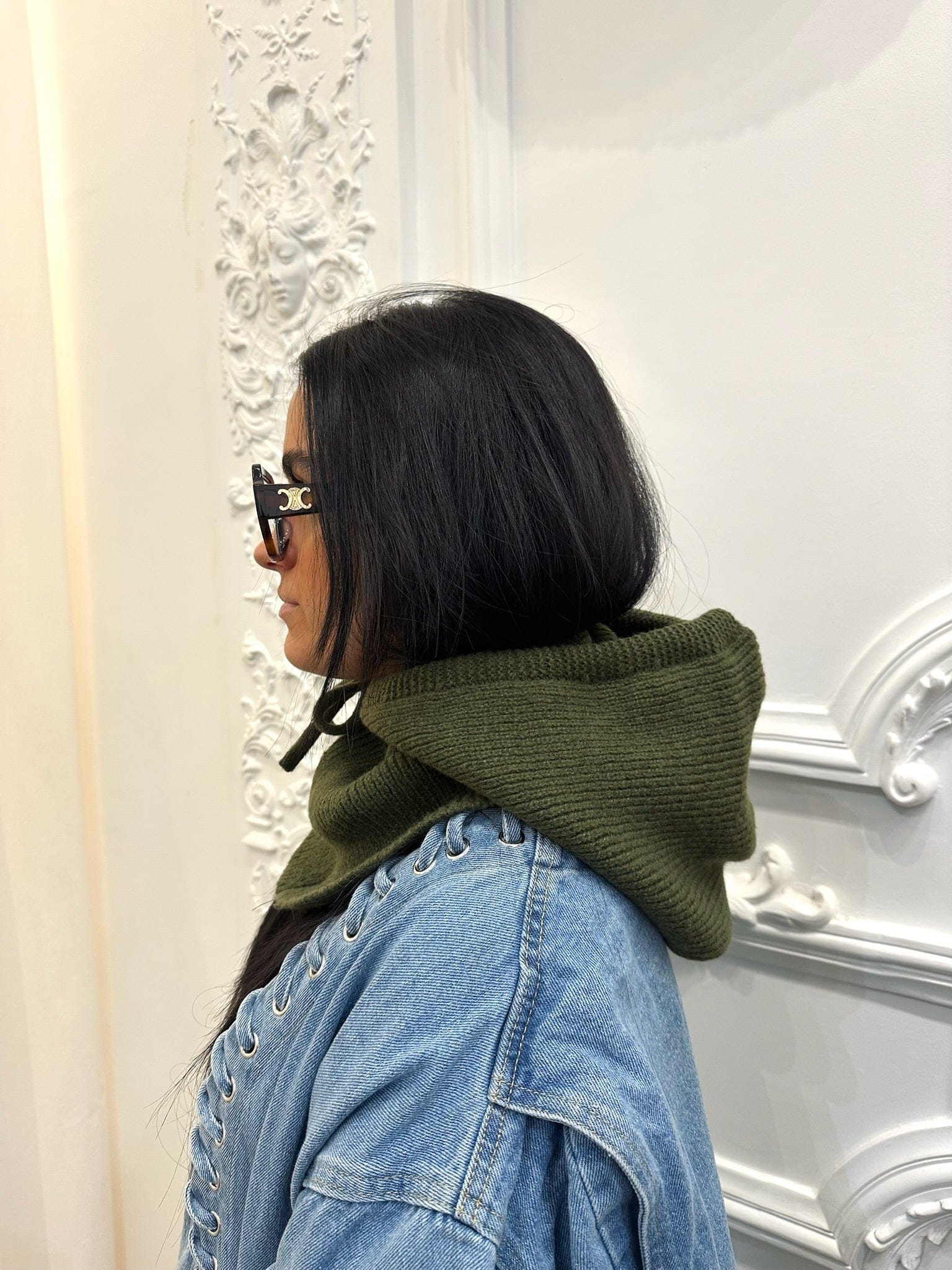 Maurice paris Accessoires Cagoule MOKA verte