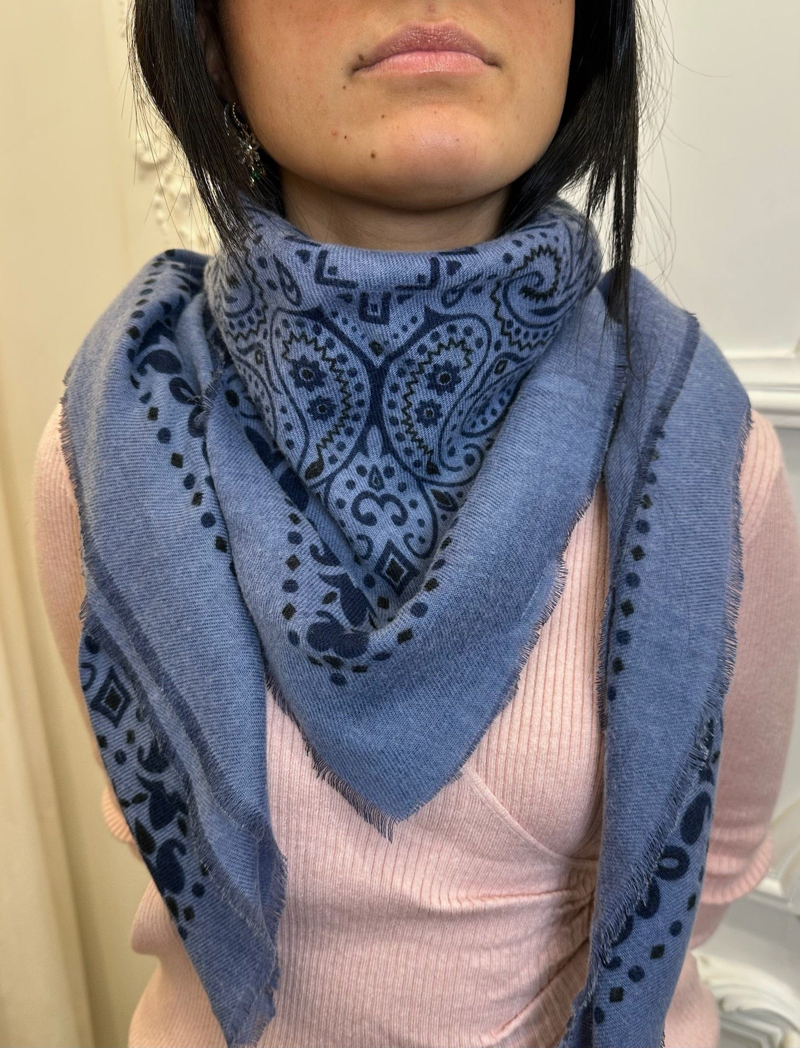 Maurice paris Accessoires Écharpe LANA denim