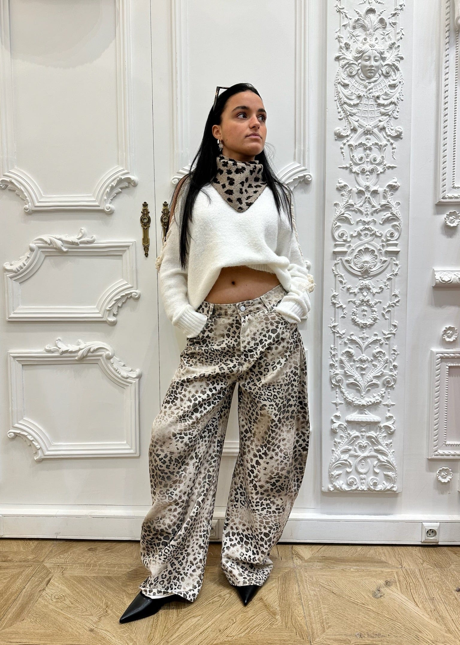 Maurice paris Accessoires Écharpe LEO taupe