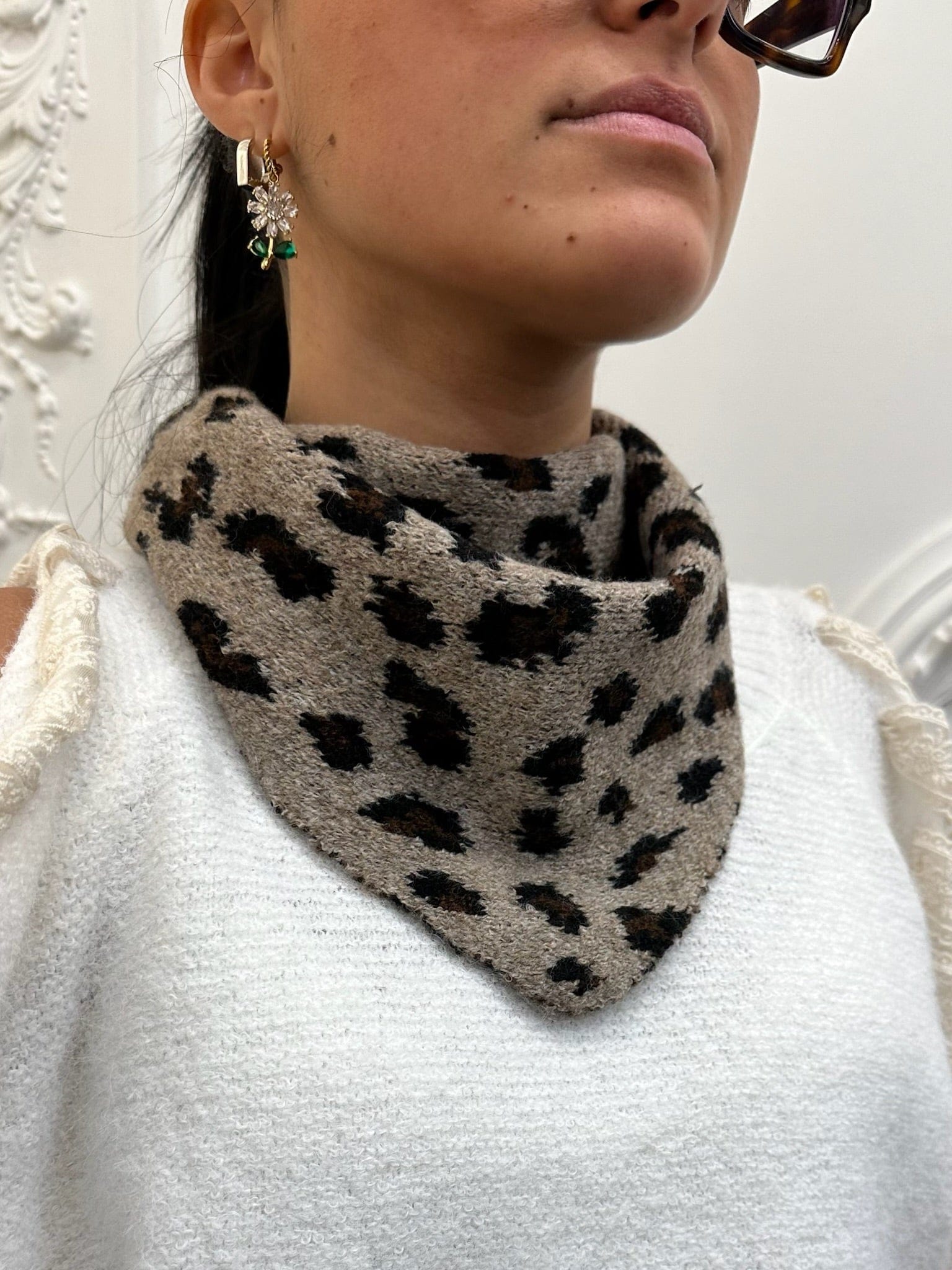 Maurice paris Accessoires Écharpe LEO taupe