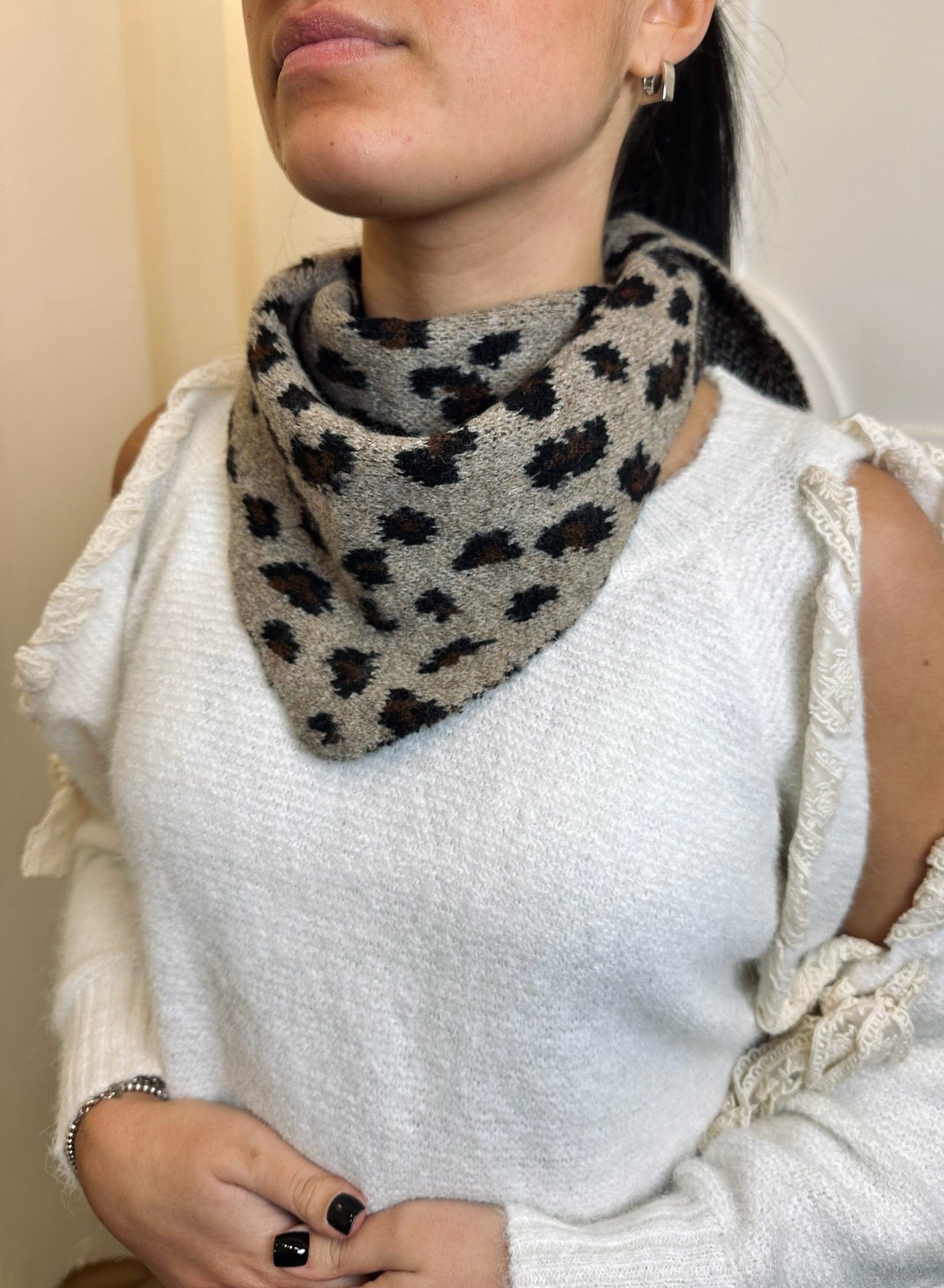 Maurice paris Accessoires Écharpe LEO taupe