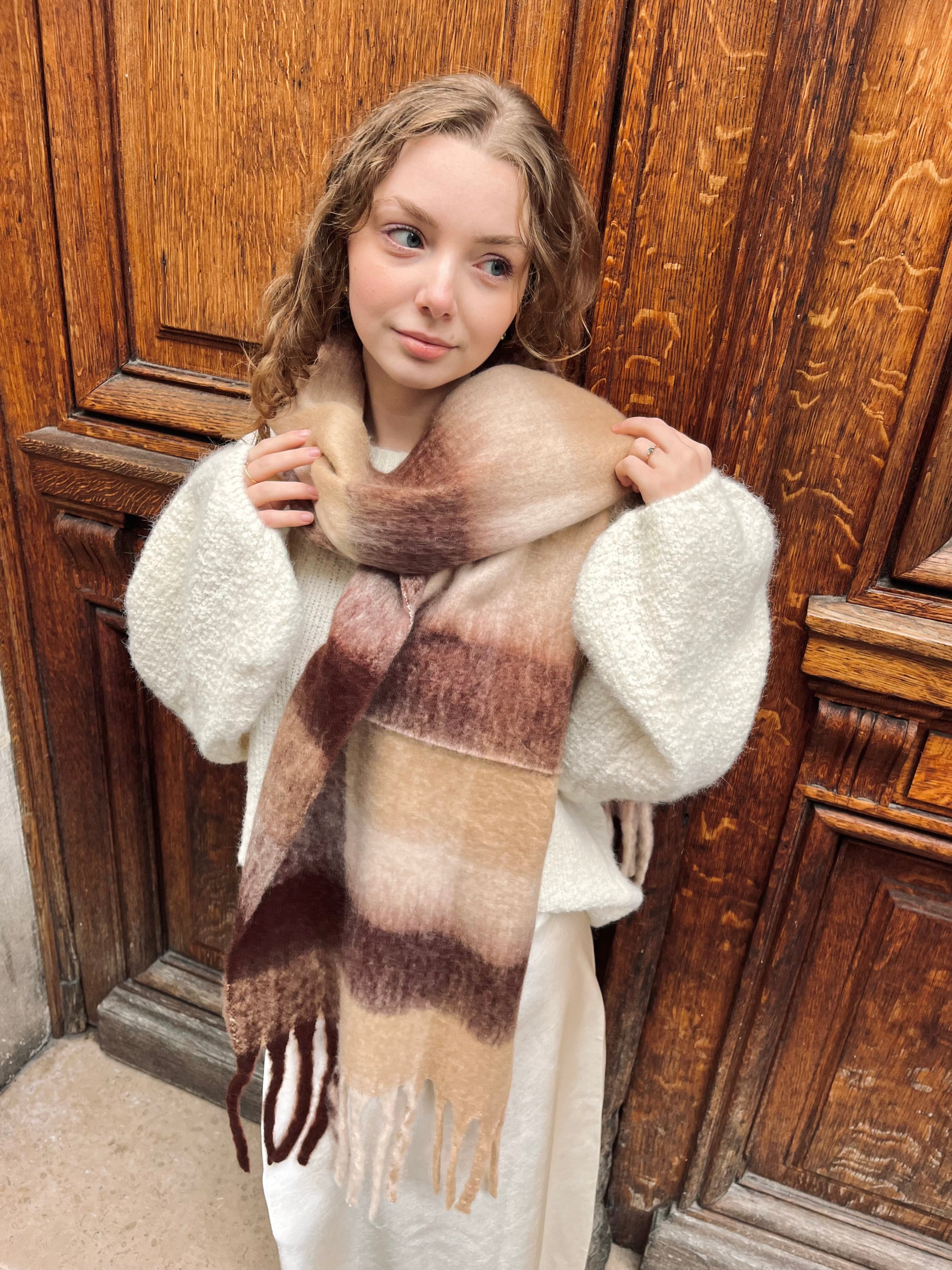 Maurice paris Accessoires Écharpe LOLA choco