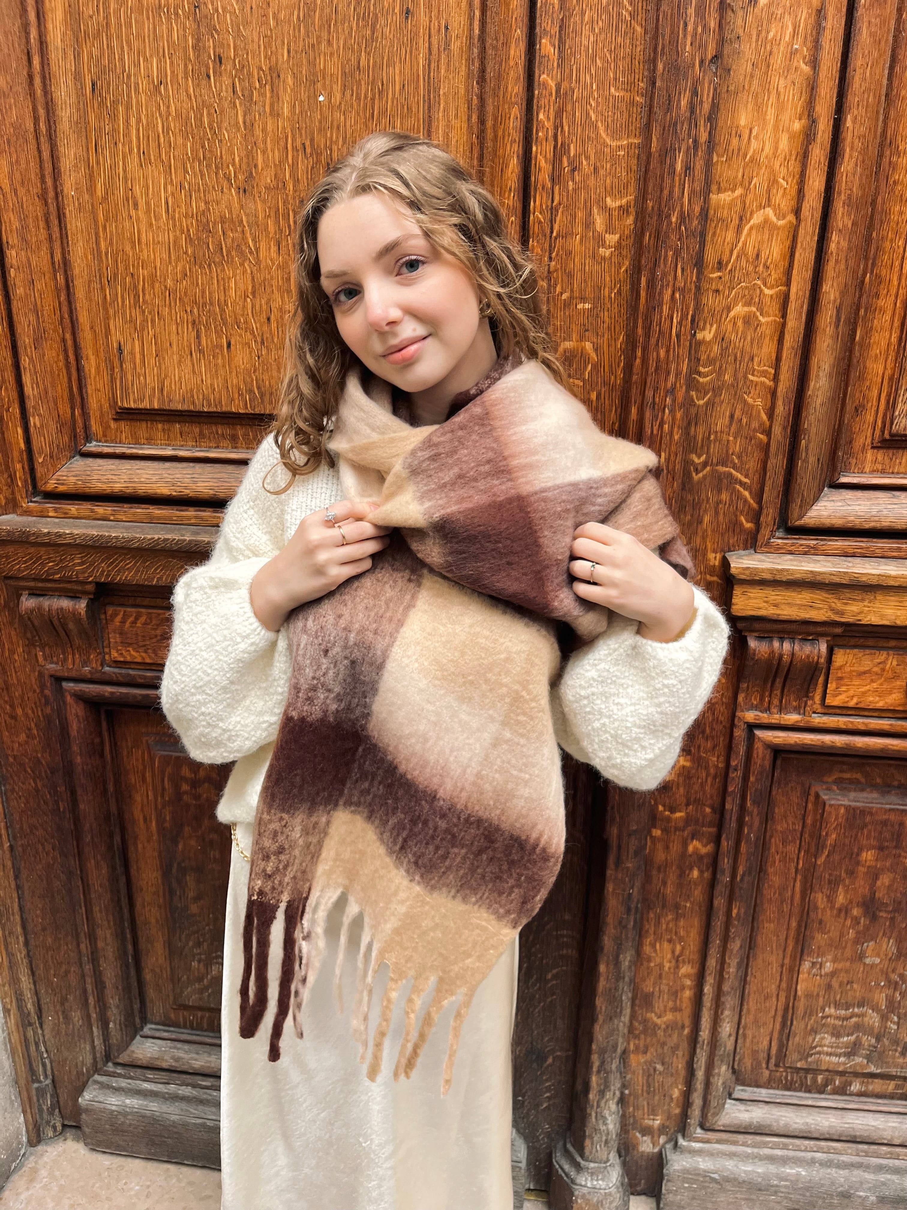 Maurice paris Accessoires Écharpe LOLA choco