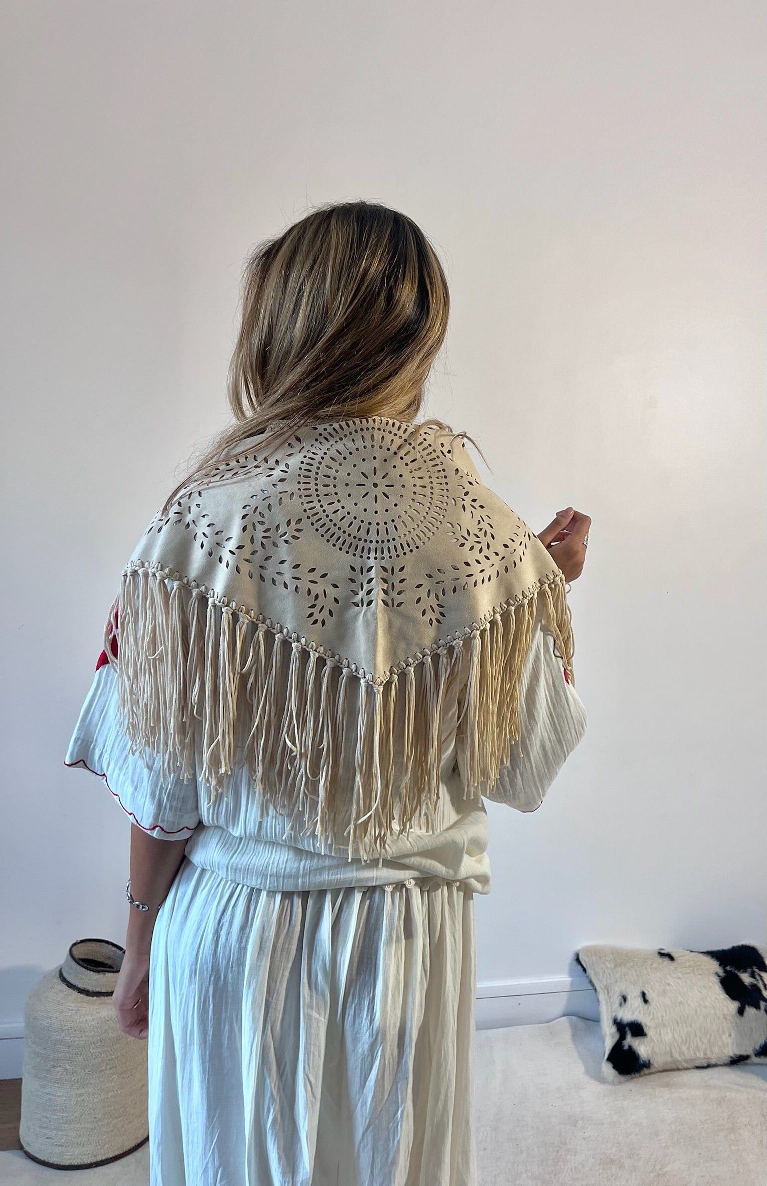 Maurice paris Accessoires Foulard NOMAD beige