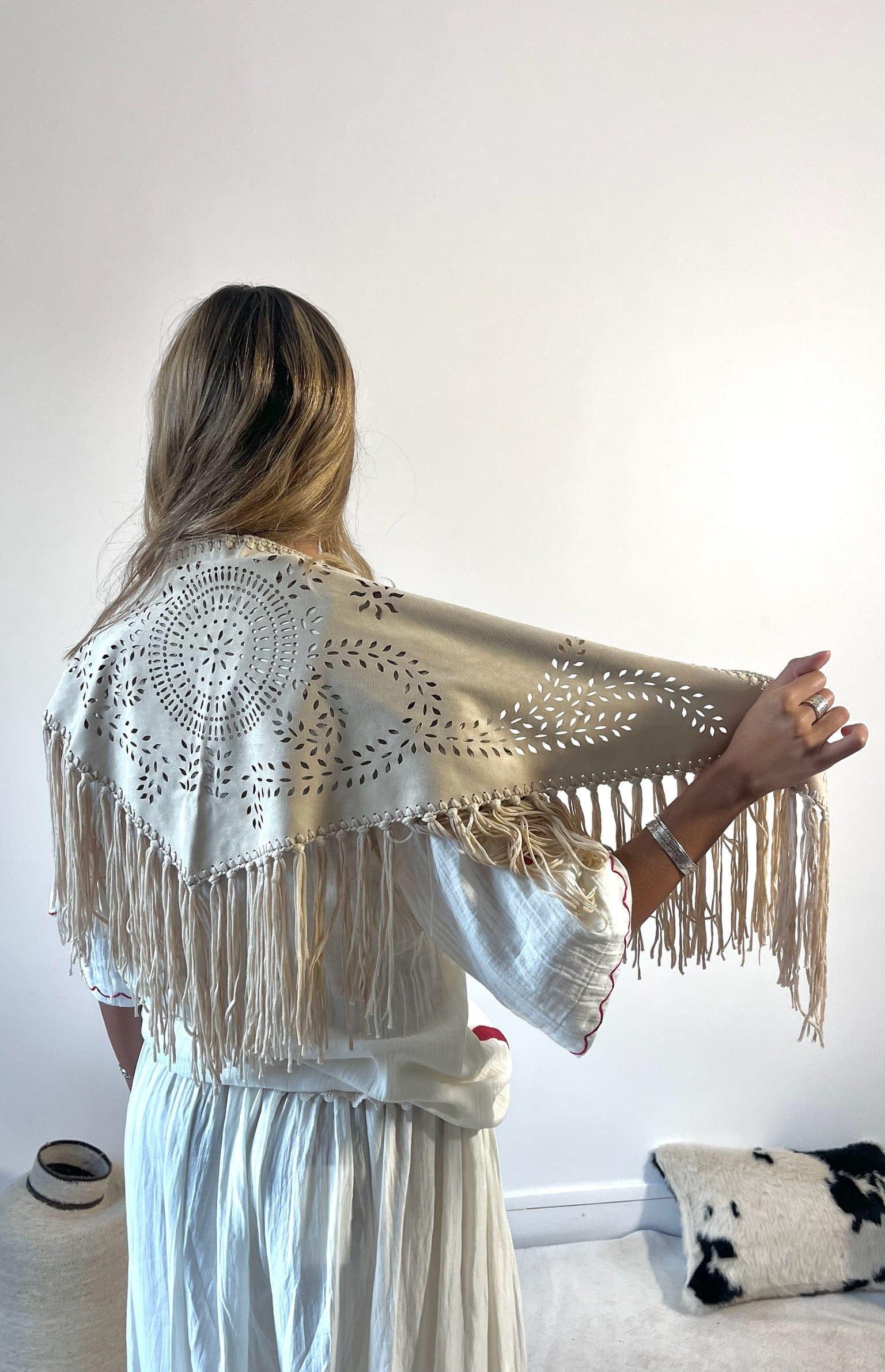 Maurice paris Accessoires Foulard NOMAD beige