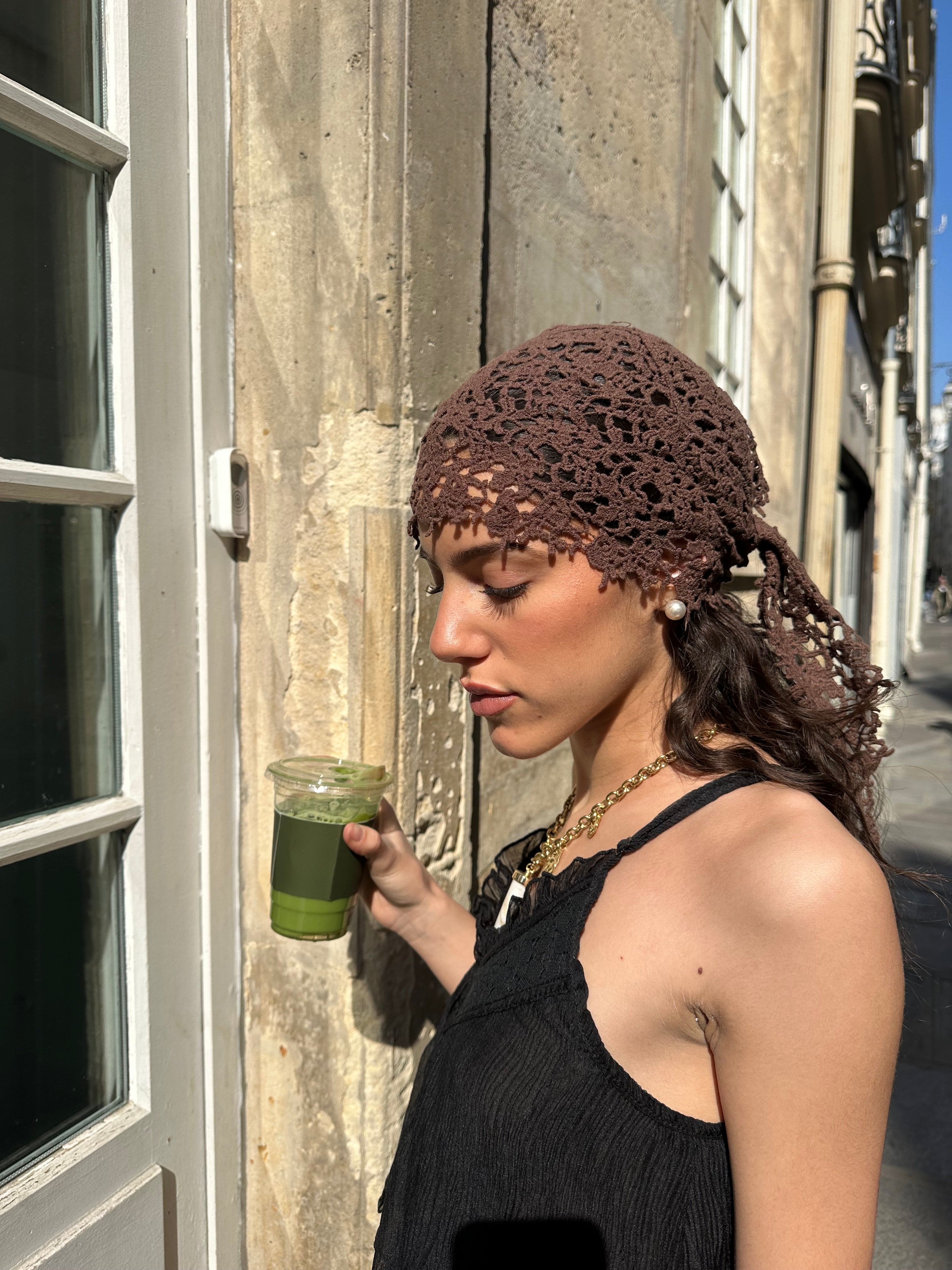 Maurice paris Accessoires Foulard PLAYA choco