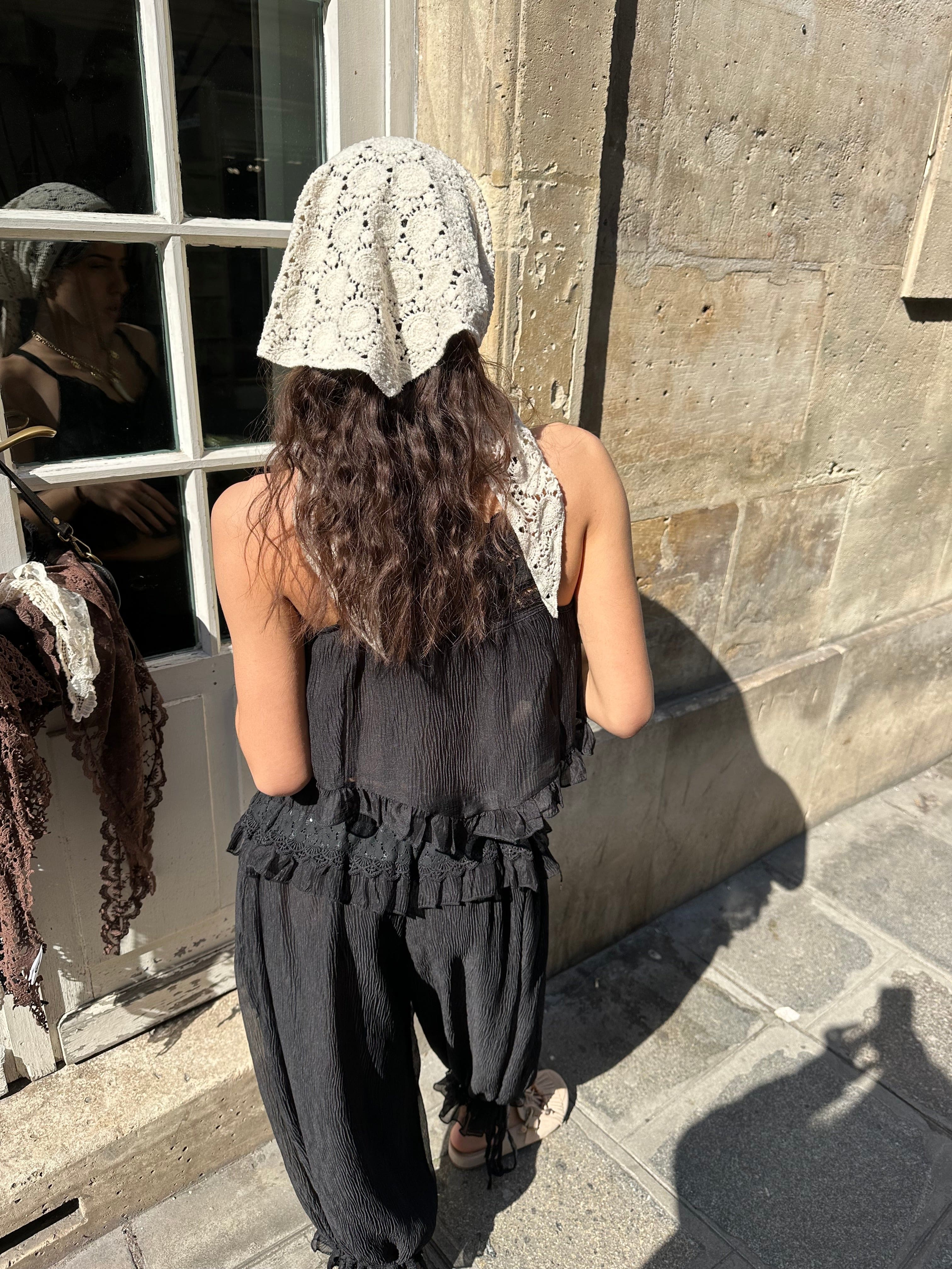 Maurice paris Accessoires Foulard ROSACE crème