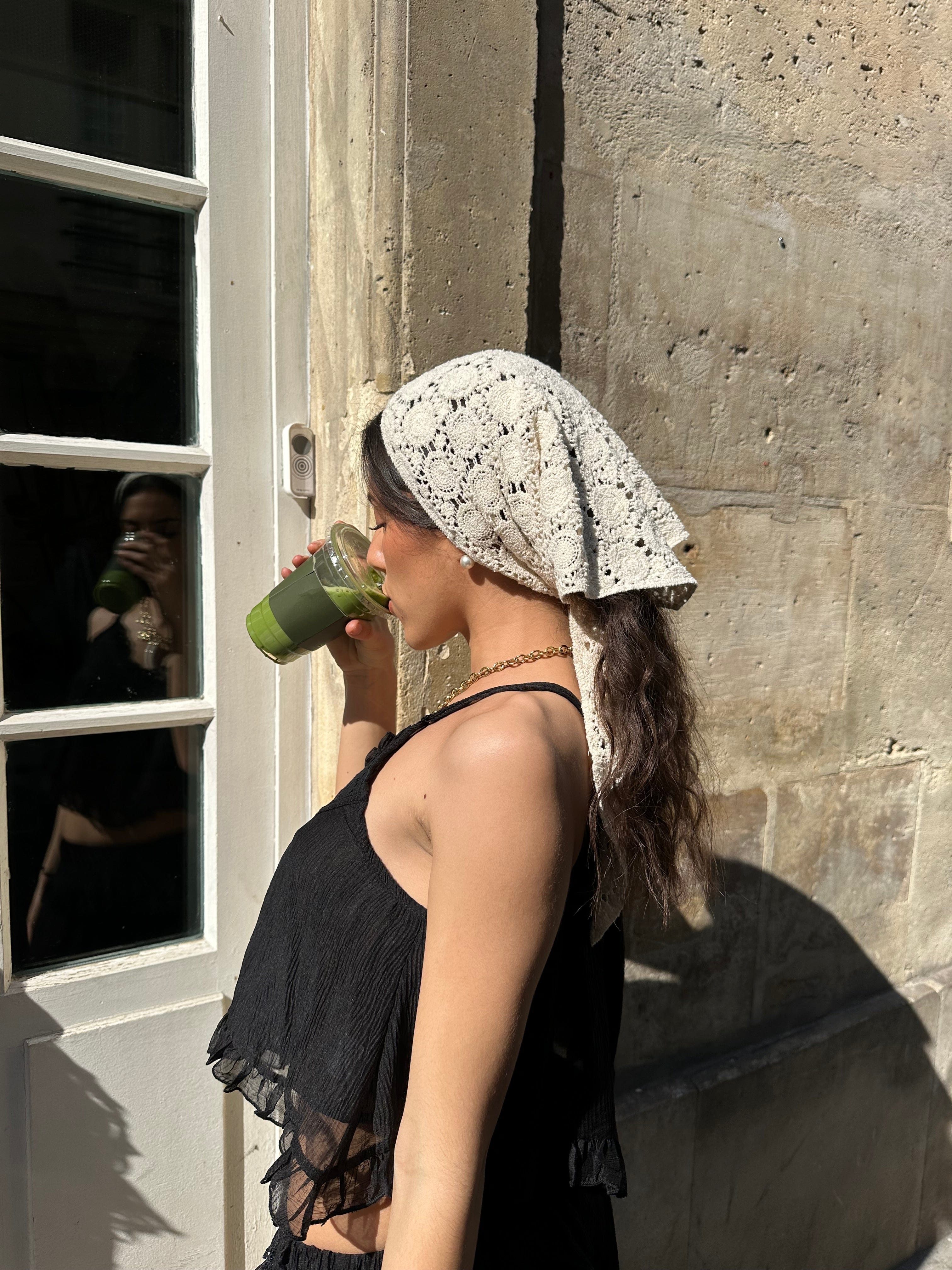 Maurice paris Accessoires Foulard ROSACE crème