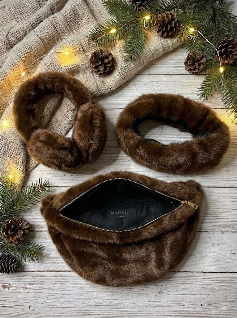 Maurice paris Accessoires Sac banane marron