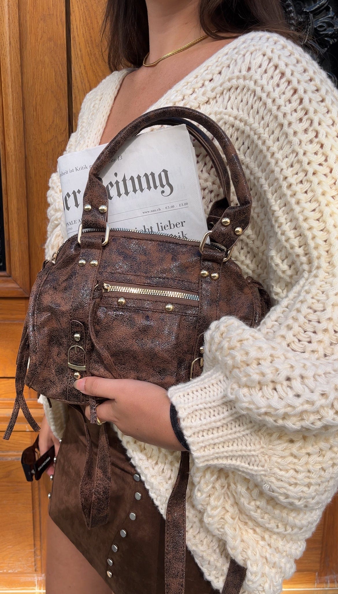Maurice paris Accessoires Sac BROWNIE cuir