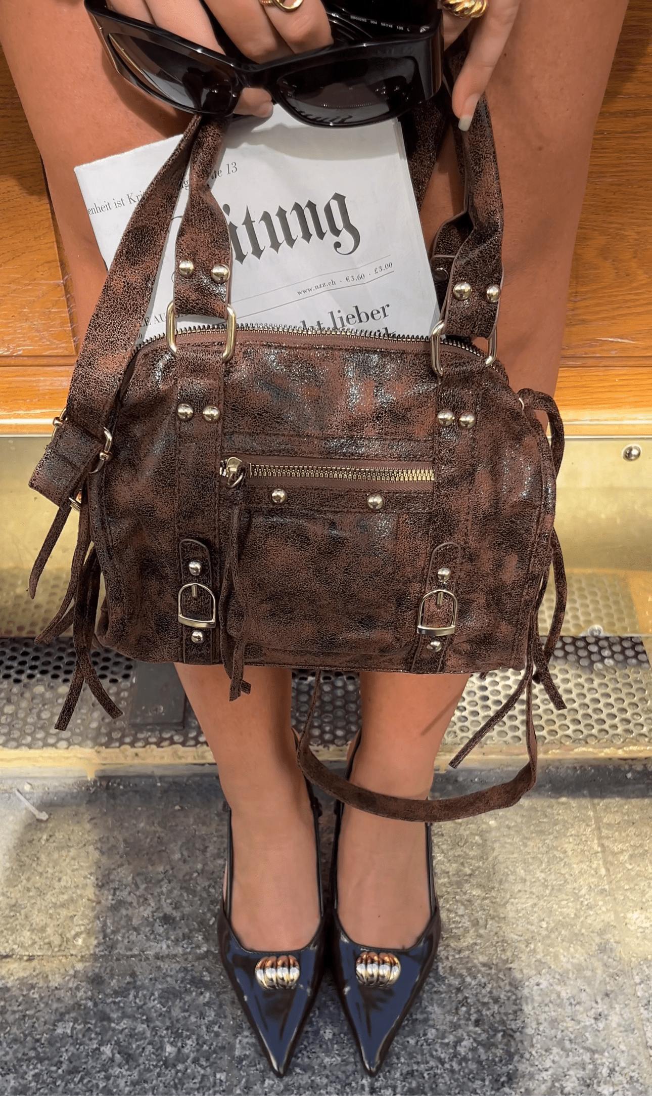 Maurice paris Accessoires Sac BROWNIE cuir