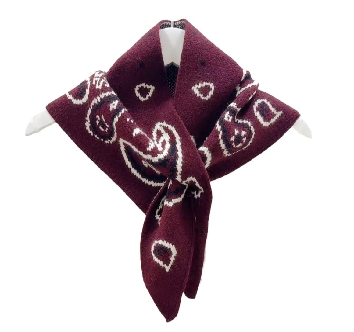 Maurice paris Accessoires Triangle BANDANAS bordeaux