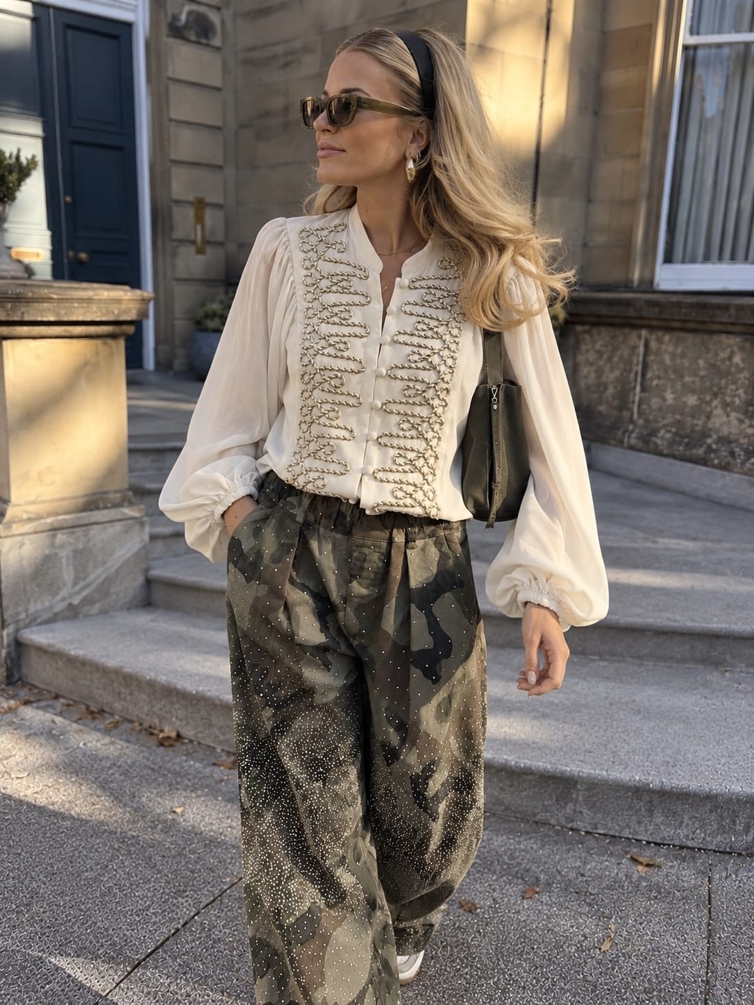 Maurice paris Blouse Blouse ARMYLOVE beige