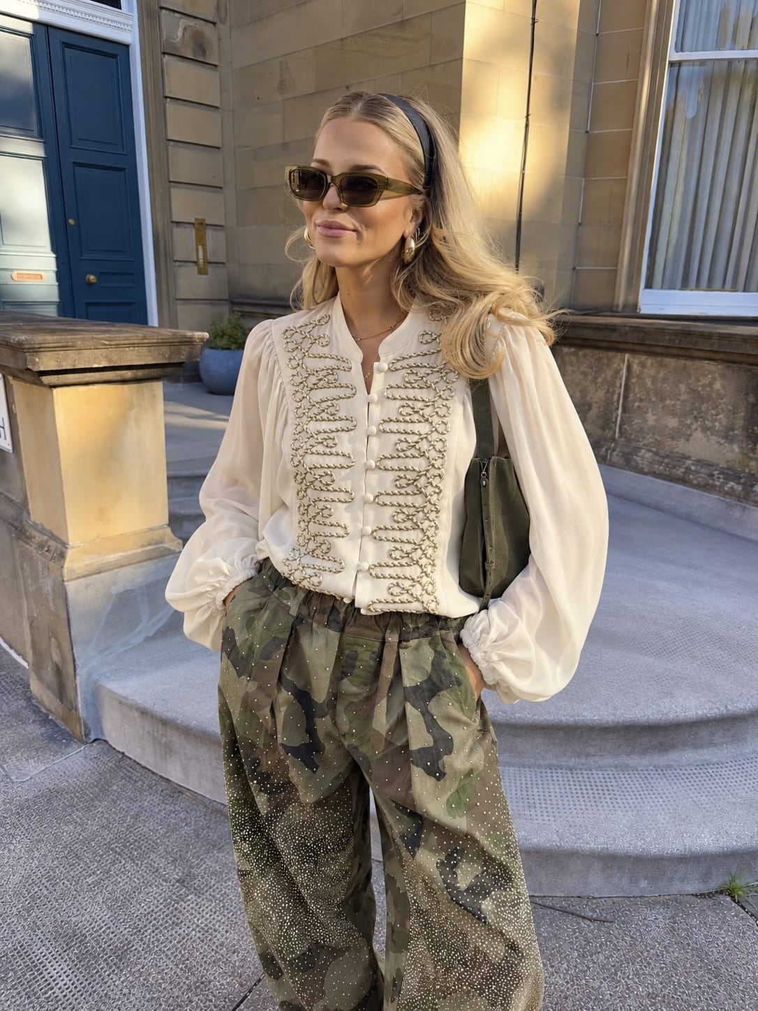 Maurice paris Blouse Blouse ARMYLOVE beige