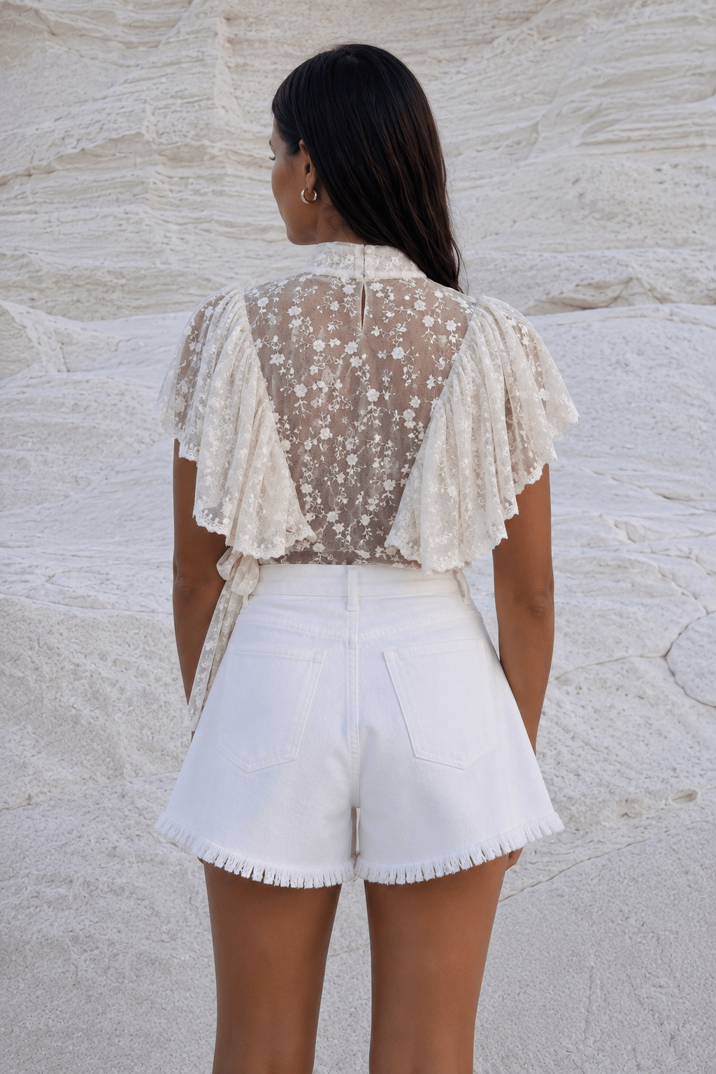 Maurice paris Blouse Blouse MIRANDA crème