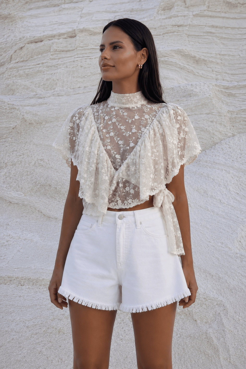 Maurice paris Blouse Blouse MIRANDA crème