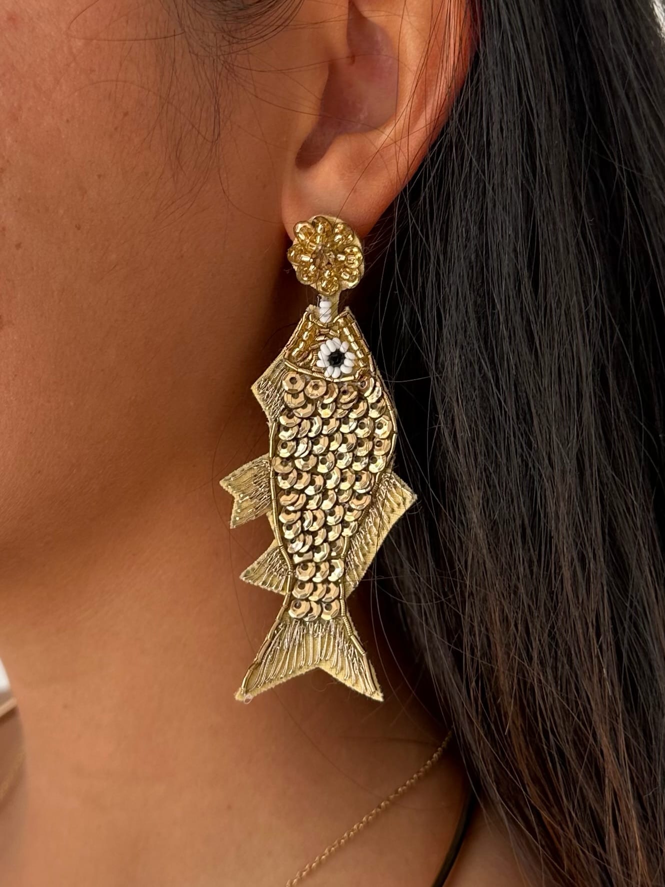 Maurice paris Boucles d’oreilles Boucles d’oreilles FISH