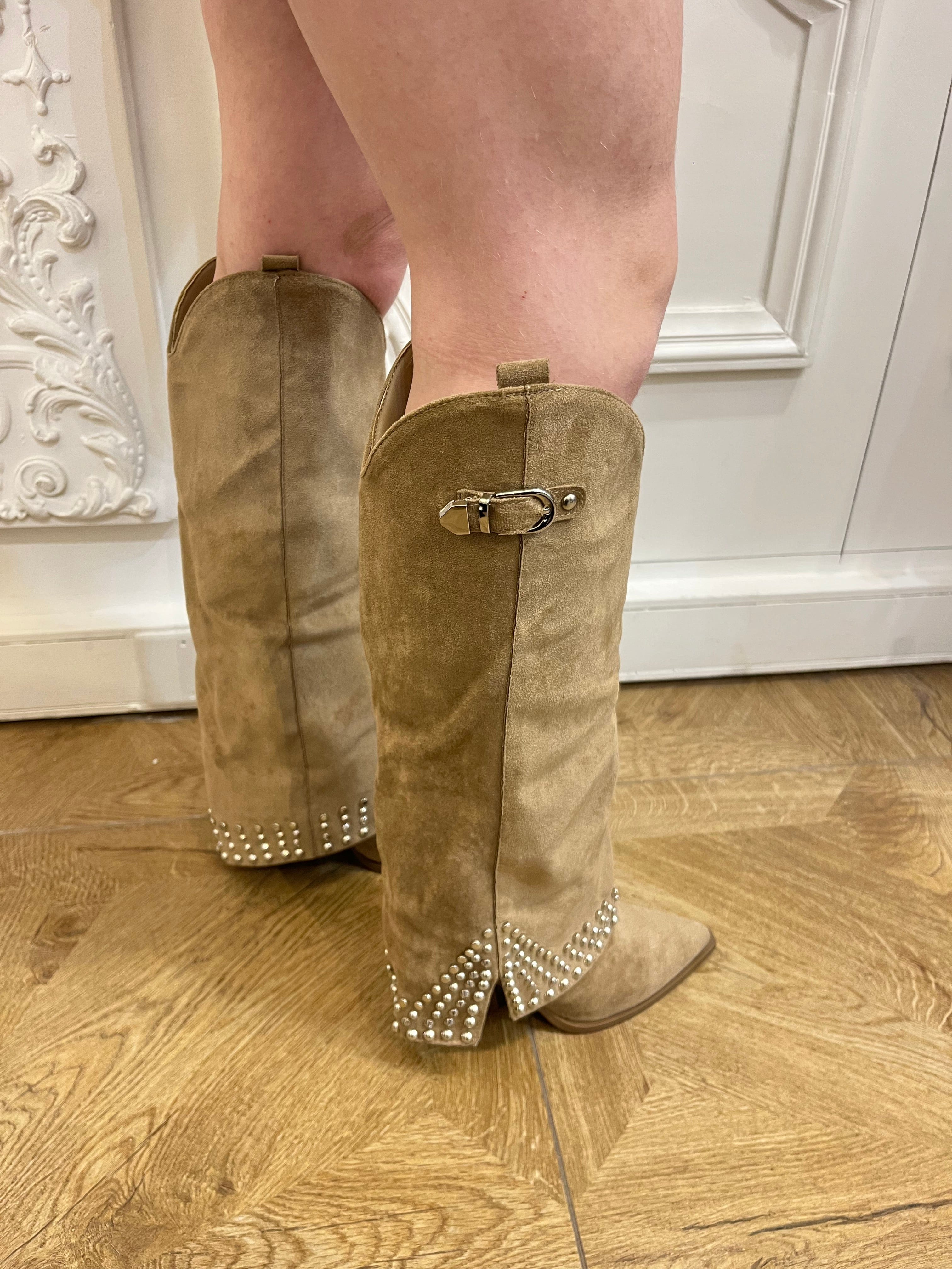 Maurice paris Chaussures Bottes CHILL beige