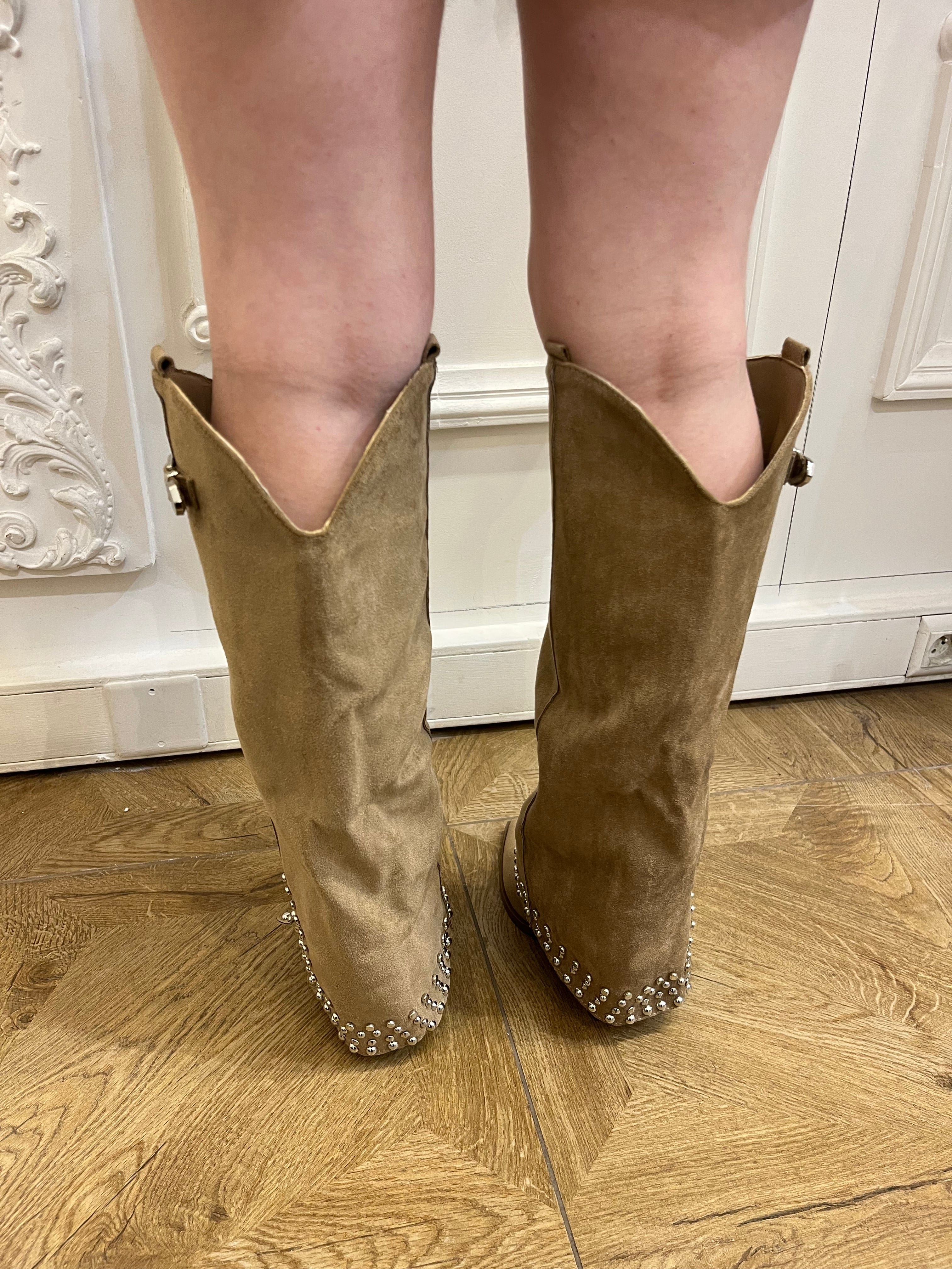 Maurice paris Chaussures Bottes CHILL beige