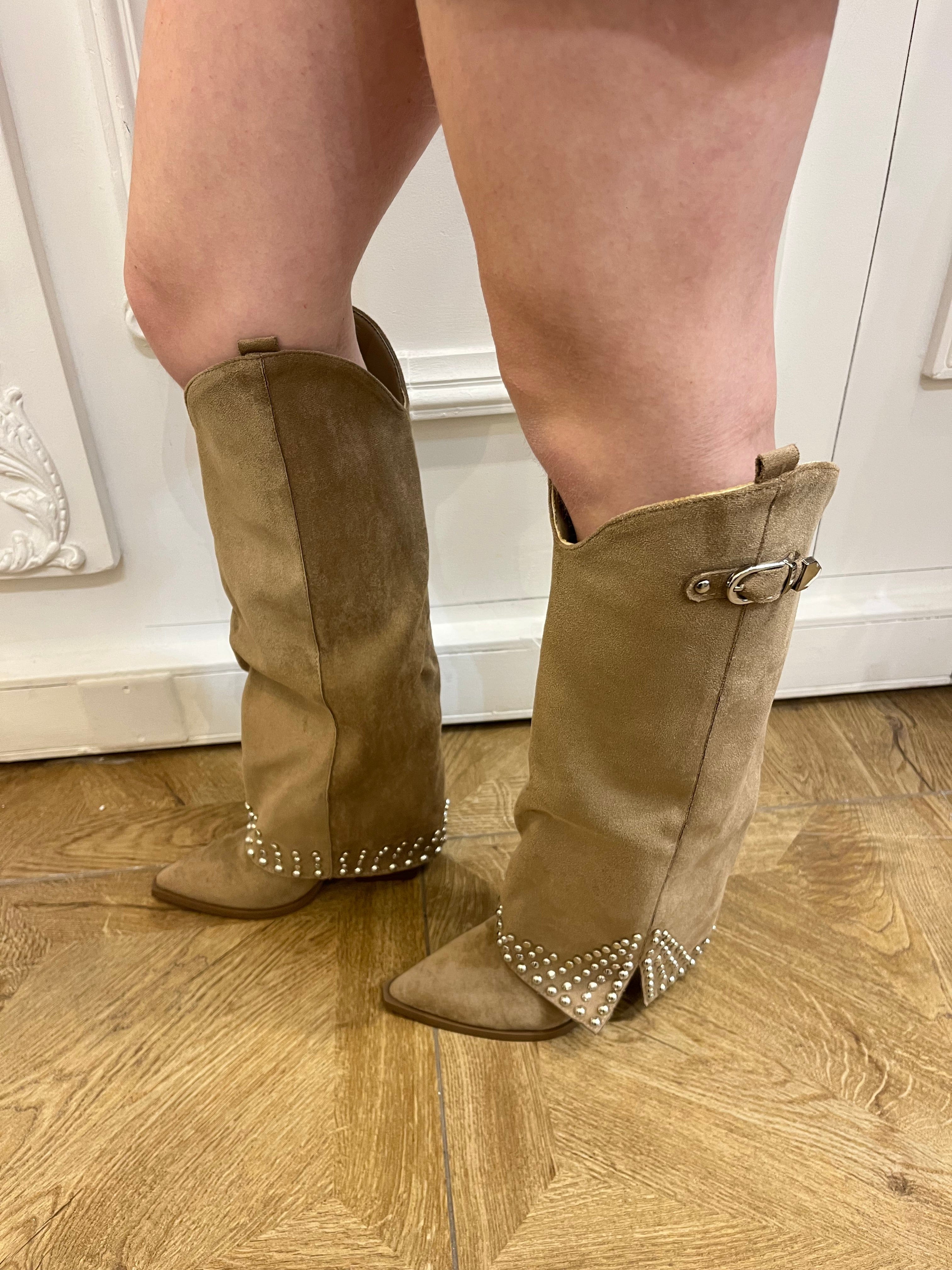 Maurice paris Chaussures Bottes CHILL beige