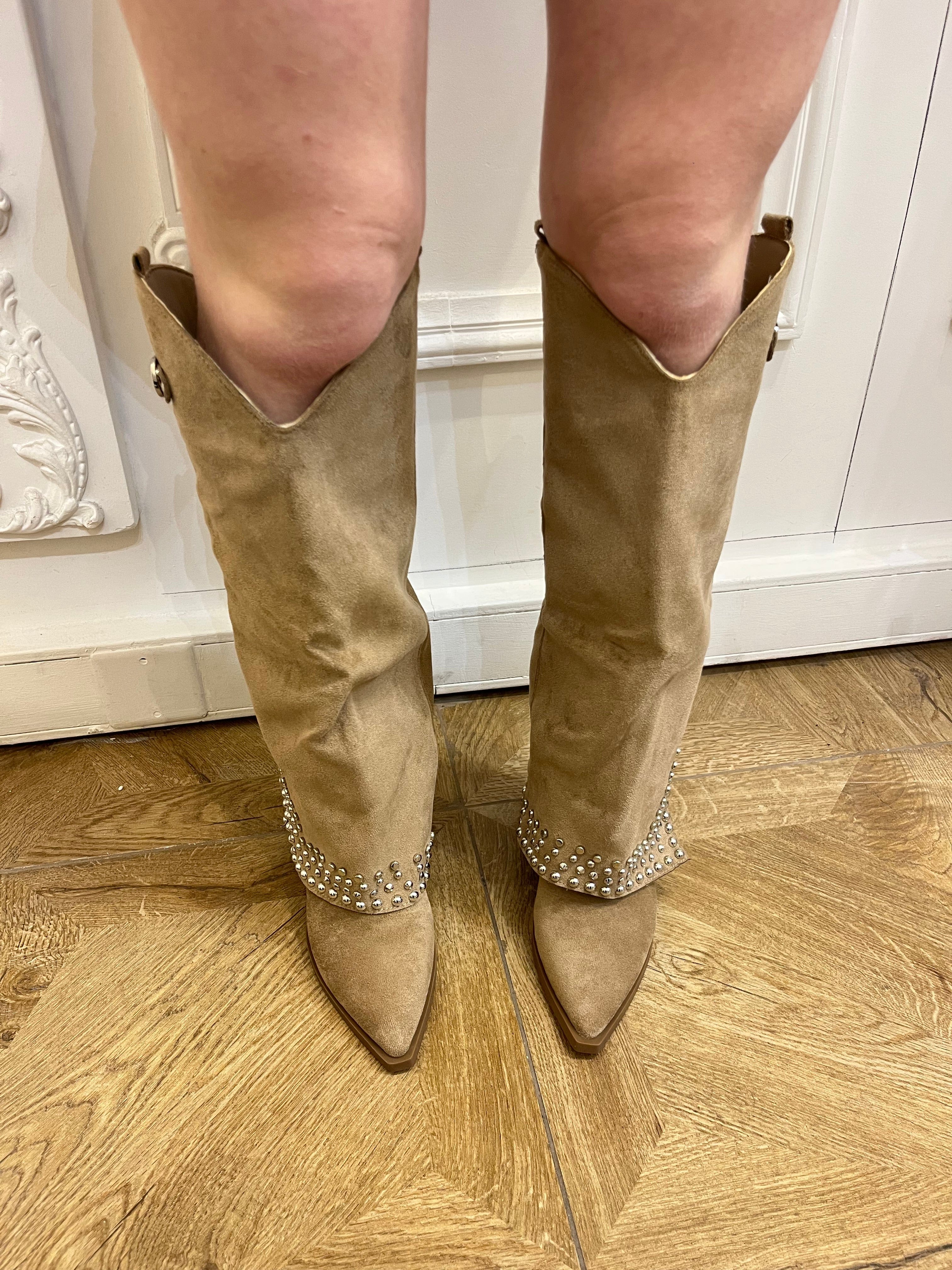 Maurice paris Chaussures Bottes CHILL beige