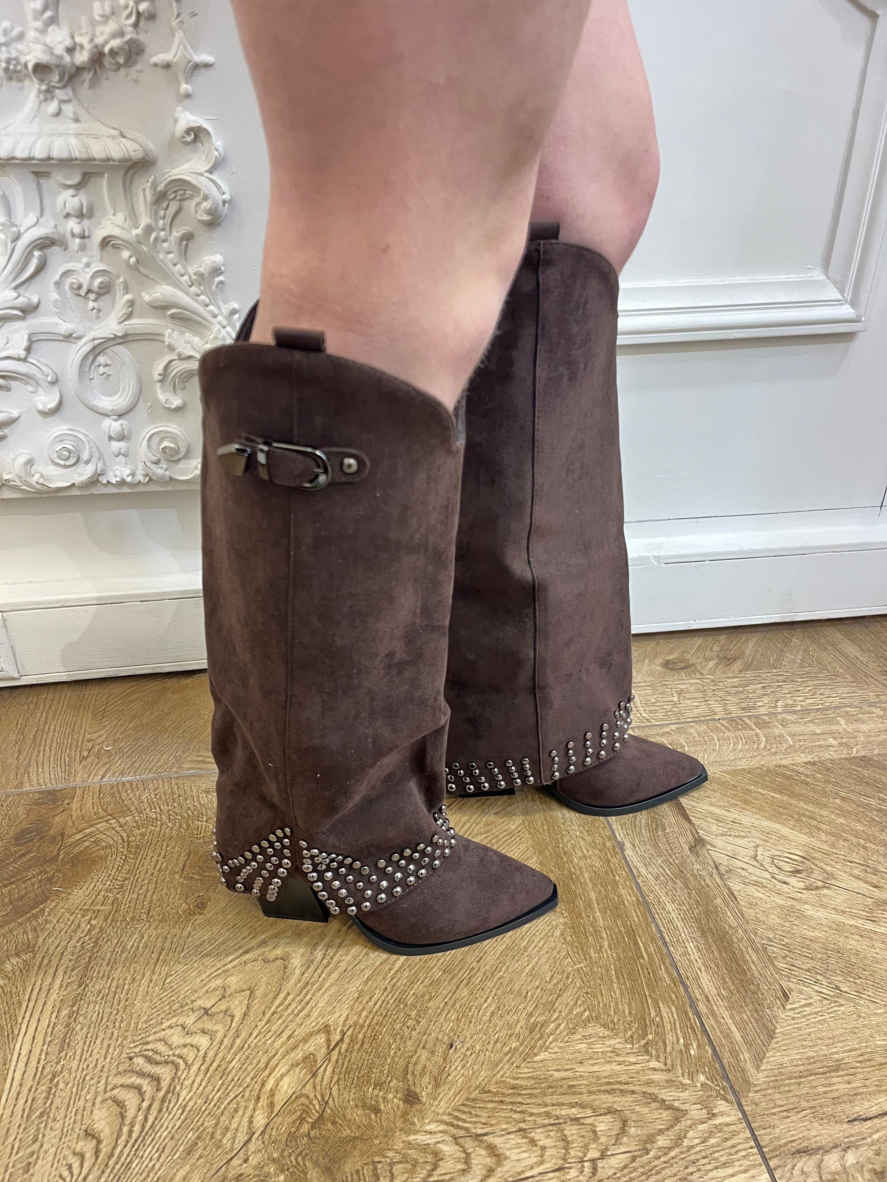 Maurice paris Chaussures Bottes CHILL chocolat