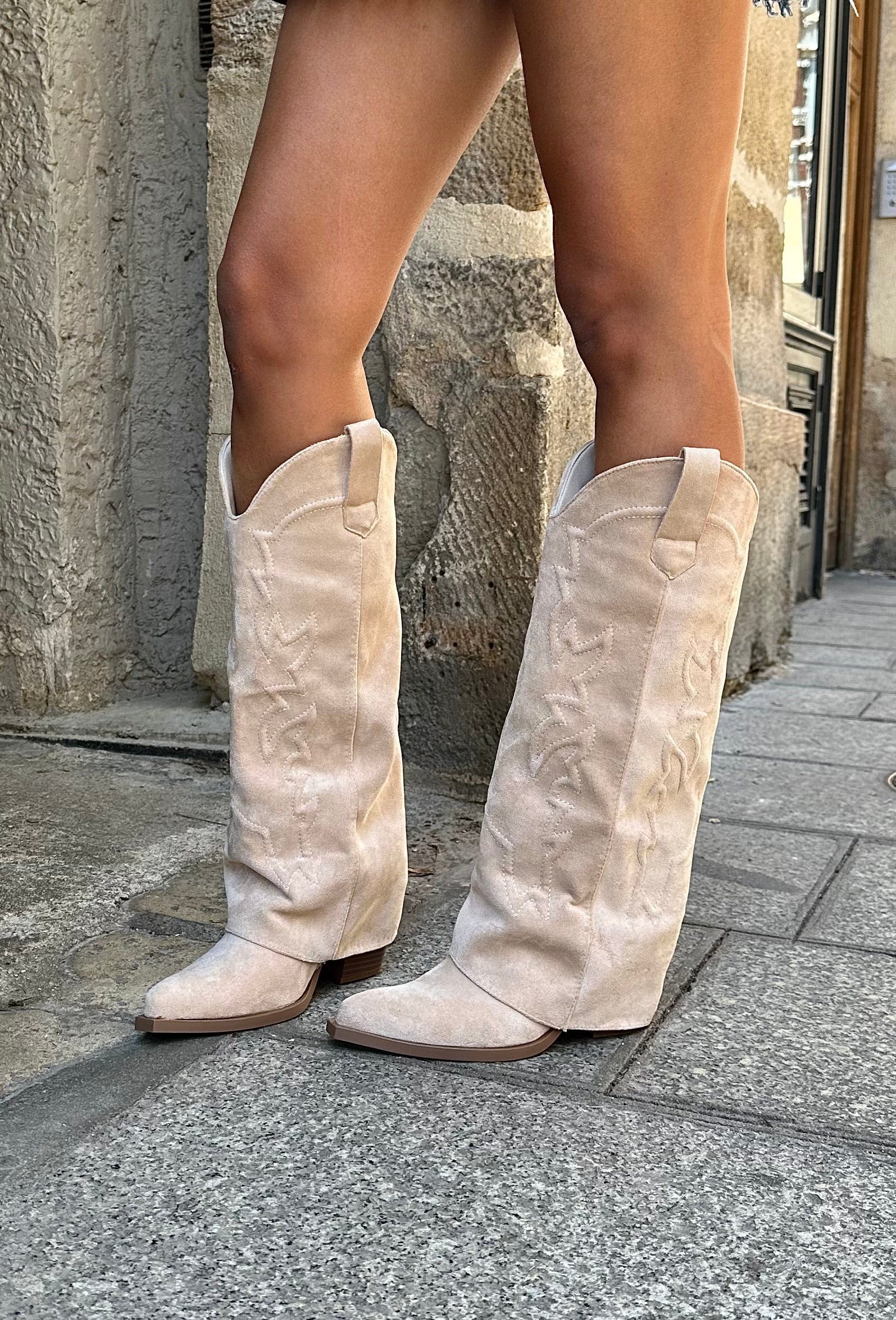 Maurice paris Chaussures Bottes GINA beige