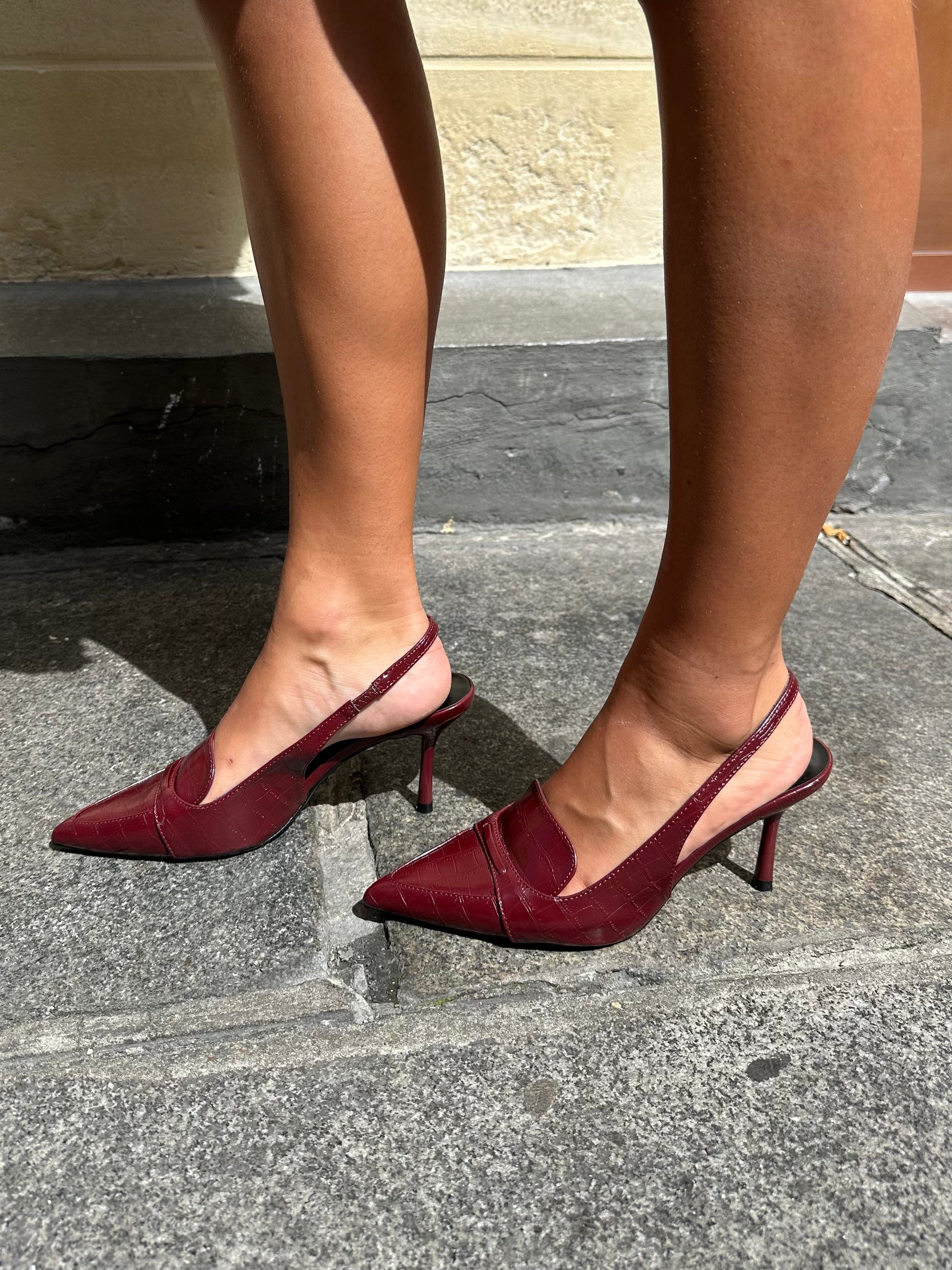 Maurice paris Chaussures Talons STANLEY rouge/bordeaux