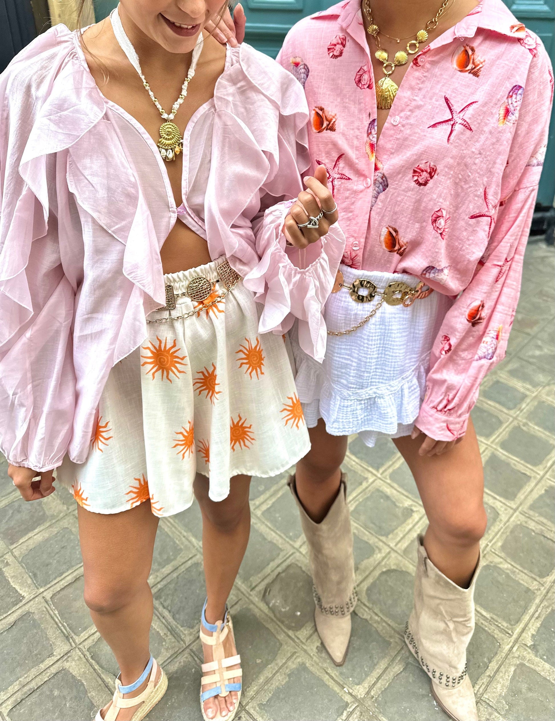 Maurice paris Chemise Blouse BOHEMIA rose